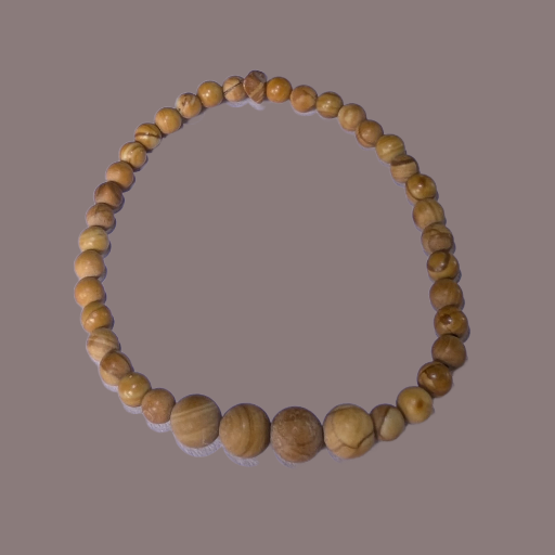 Petrified Wood Jasper Frosted 4-6mm