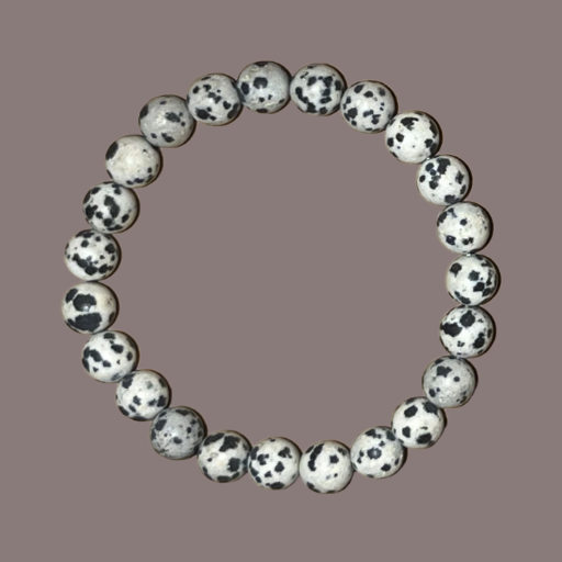 Dalmatian Jasper Solid 8mm Poilshed