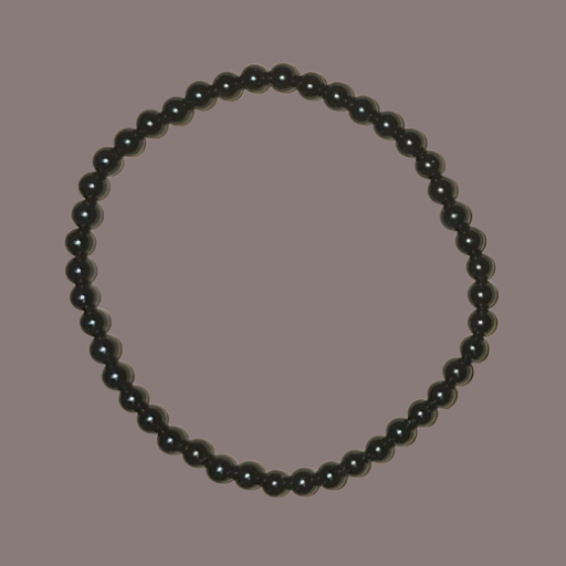 Black Onyx Solid 4mm Polished