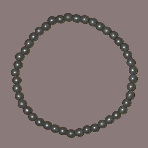 Black Onyx Solid 4mm Frosted