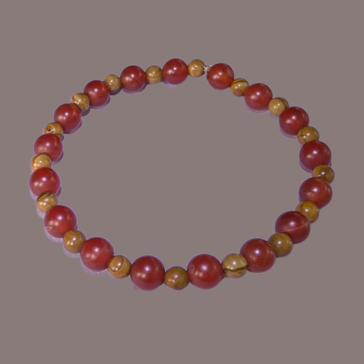 Carnelian & Petrified Wood Jasper 4-6mm