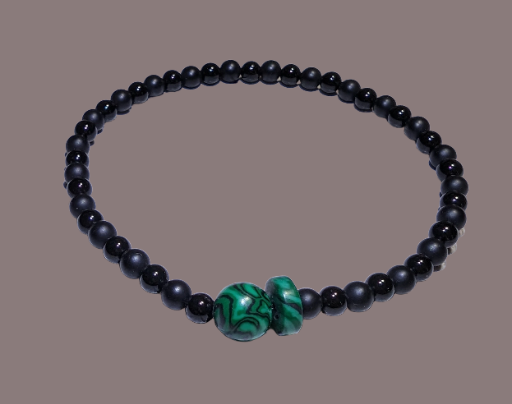Malachite & Black Onyx 4mm