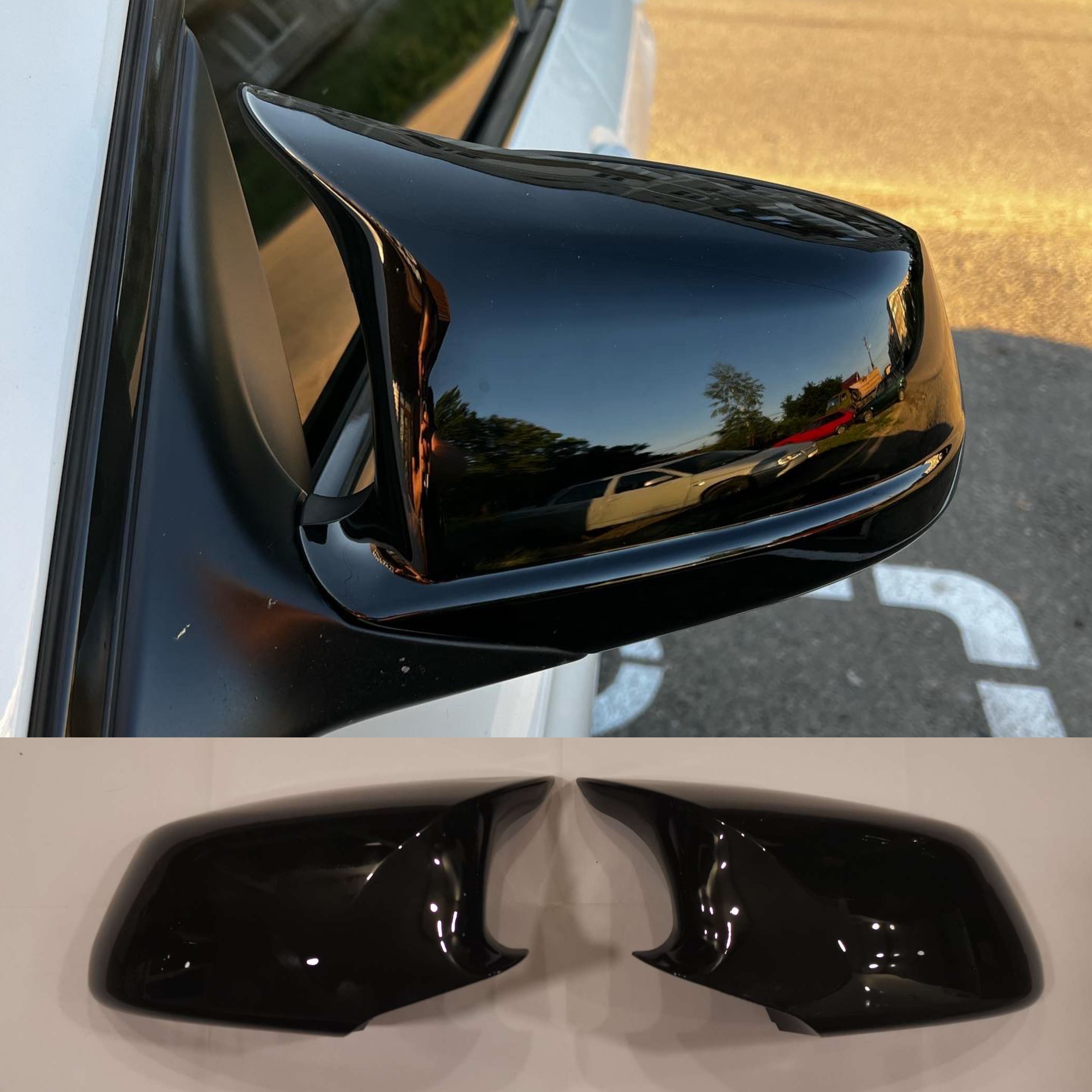 M Look veidrodžių gaubtai (F10, F11 PRE LCI)