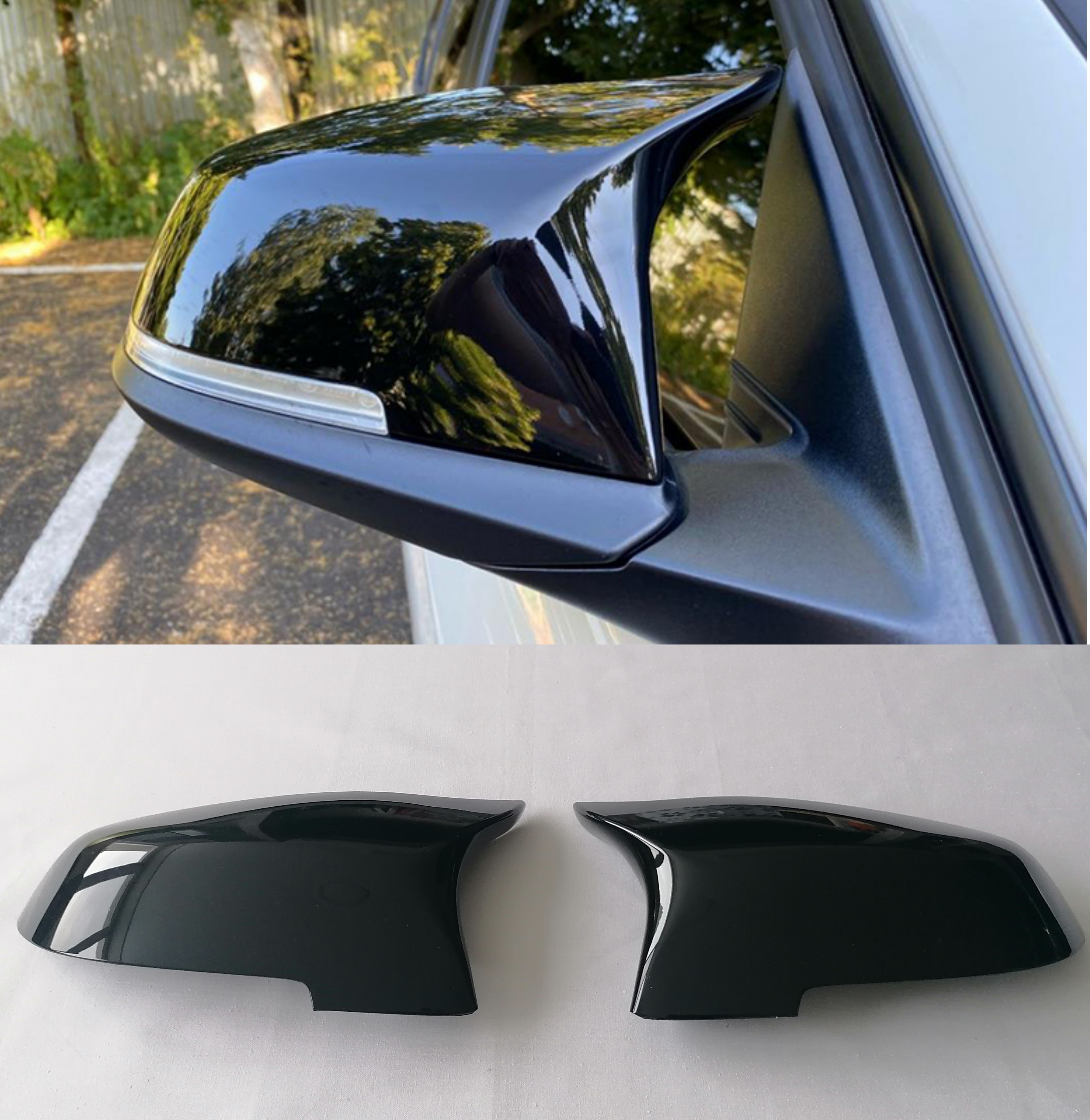 M Look veidrodžių gaubtai (F06, F07, F10, F11, F12, F13 LCI)