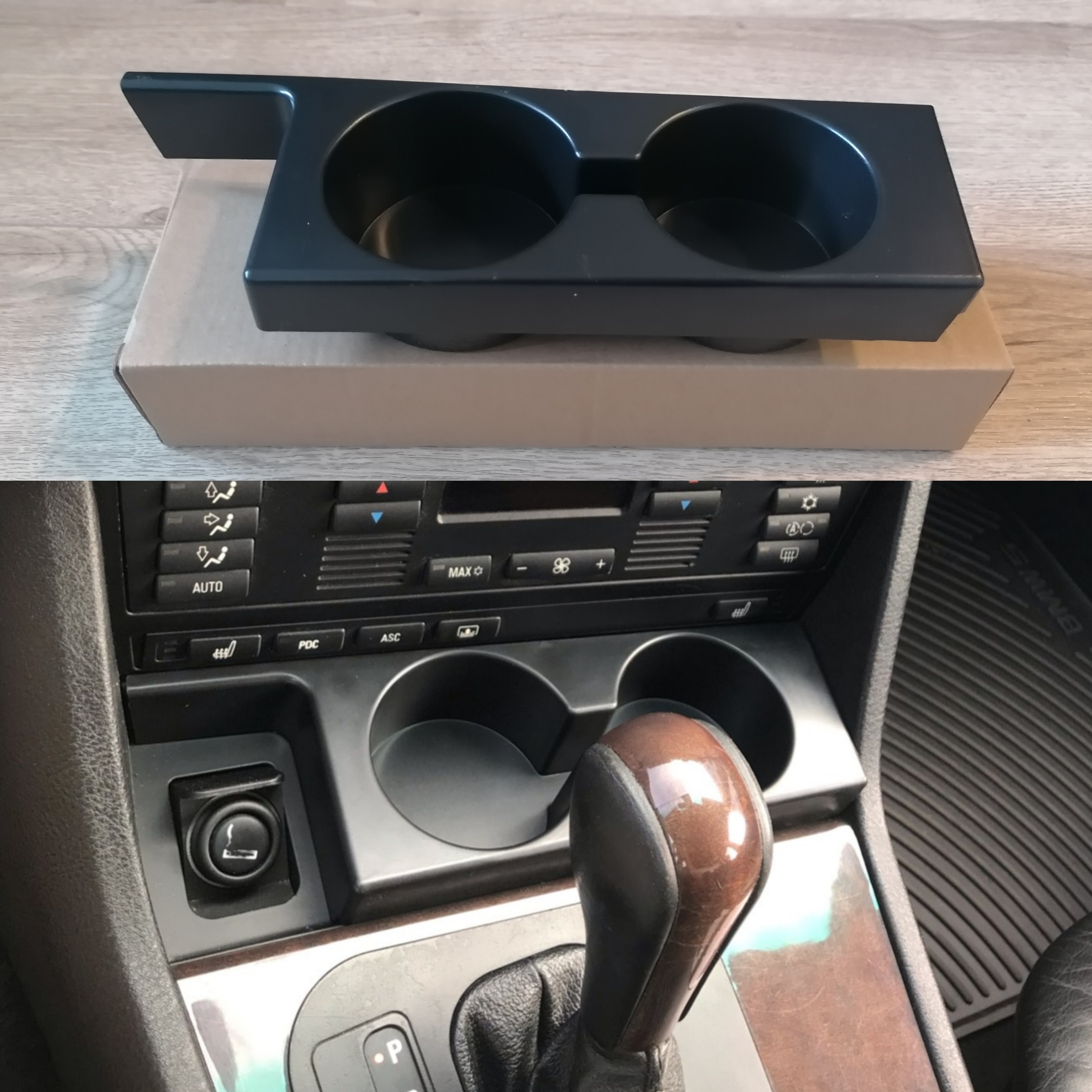 E39 puodelių laikiklis