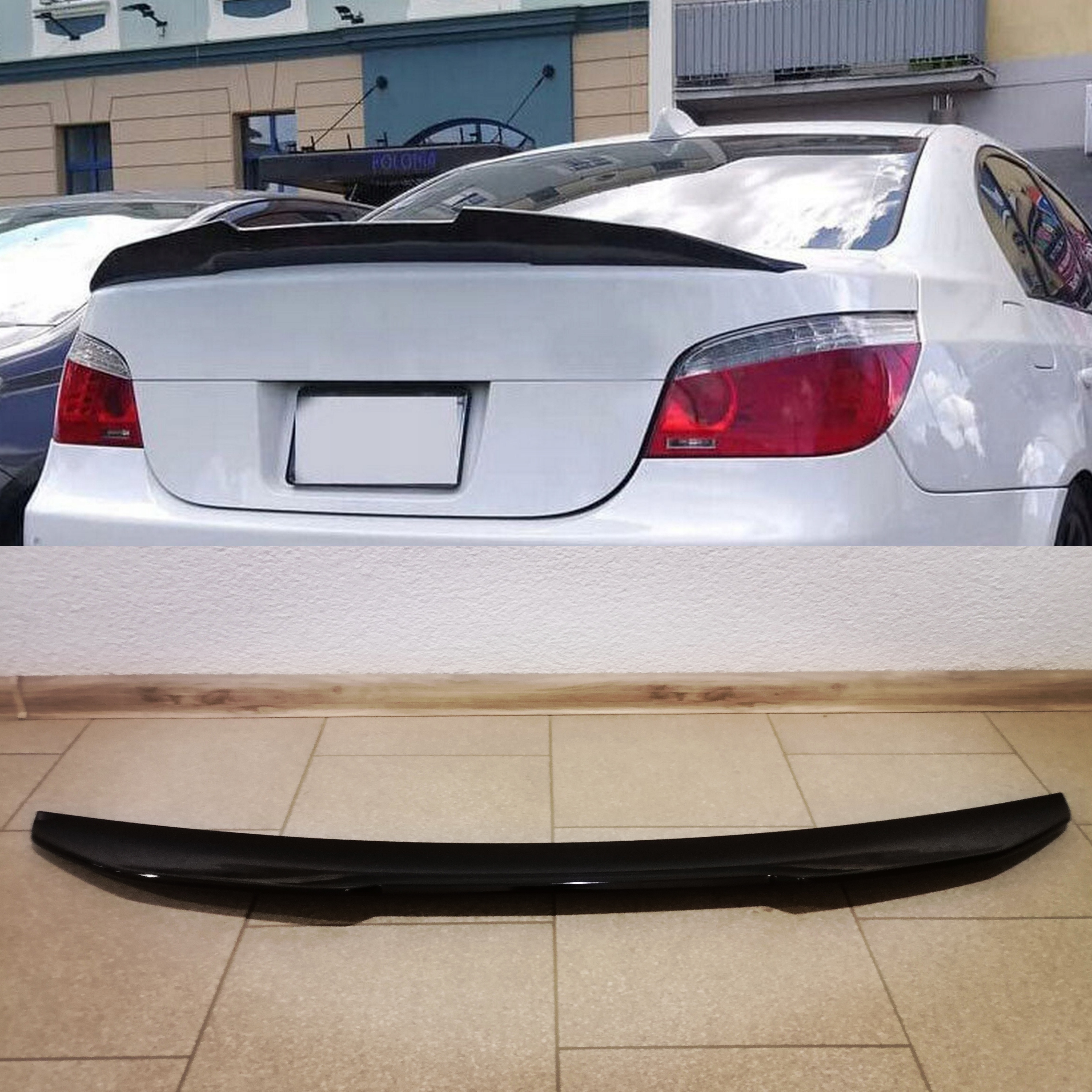 E60 PSM stiliaus bagažinės spoileris