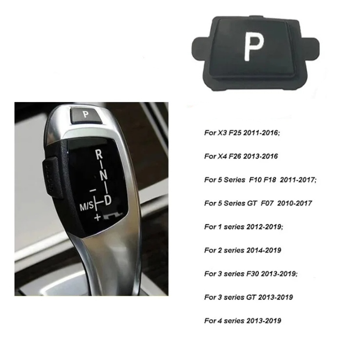 Selektoriaus stovėjimo stabdžio P mygtukas