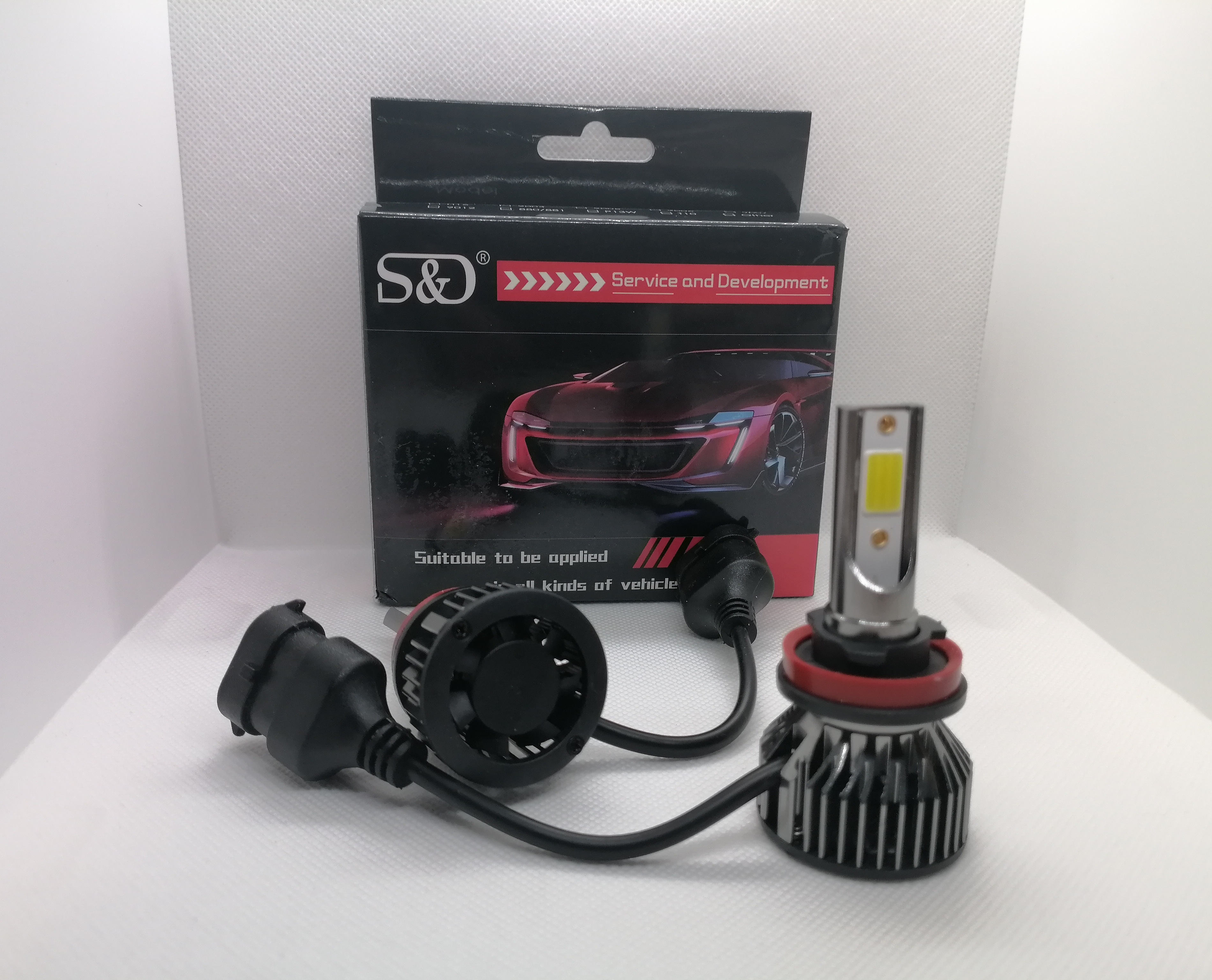 LED lemputės 2x25W (H8, H9, H11)