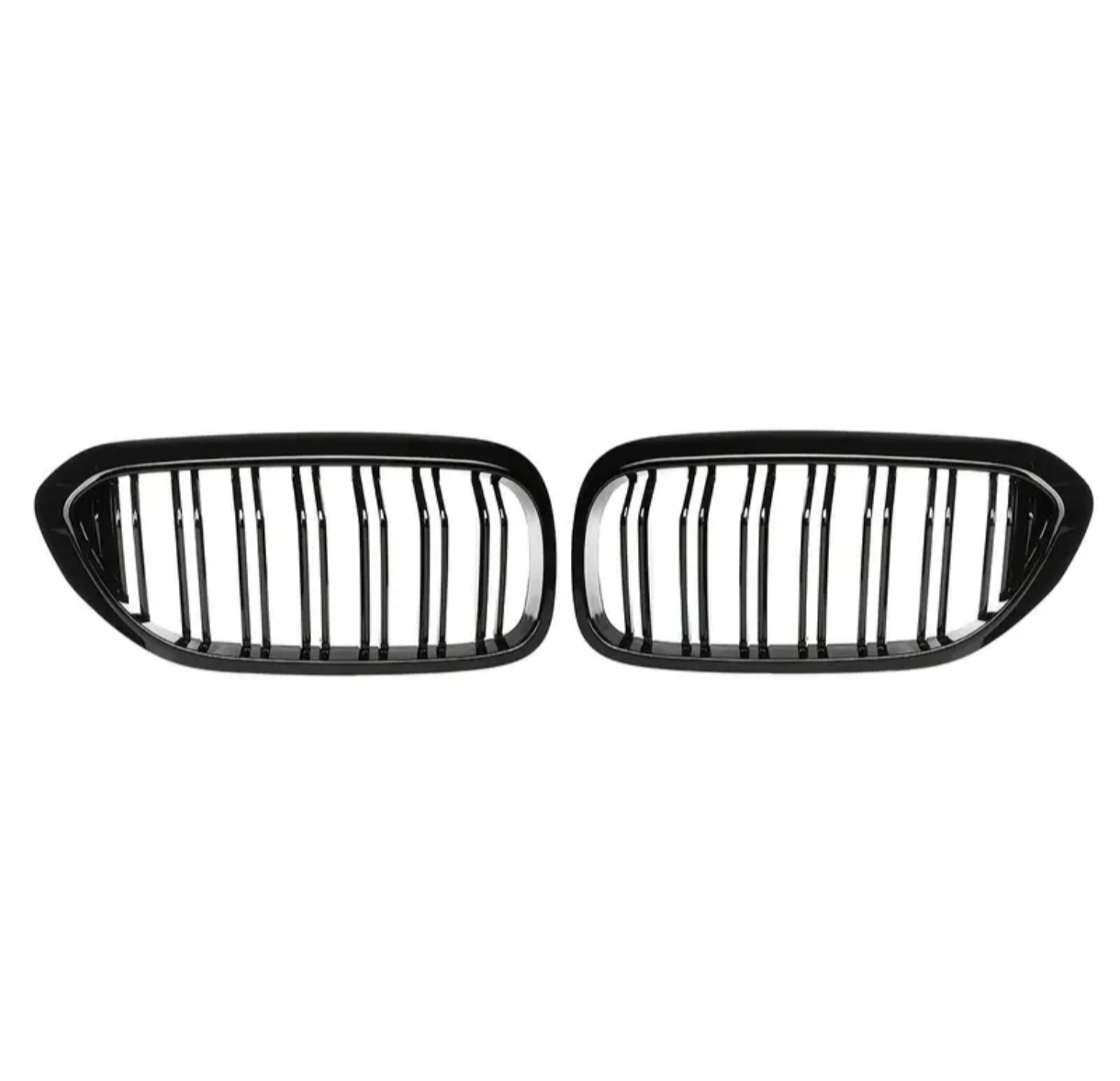 Juodos blizgios dvigubos grotelės (G30, G31 PRE LCI)