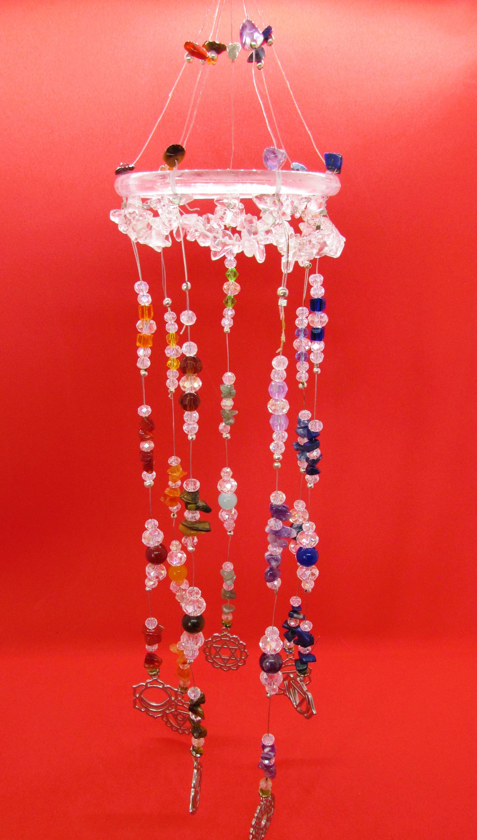 Genuine Earthborn Crystal Chakra Suncatcher