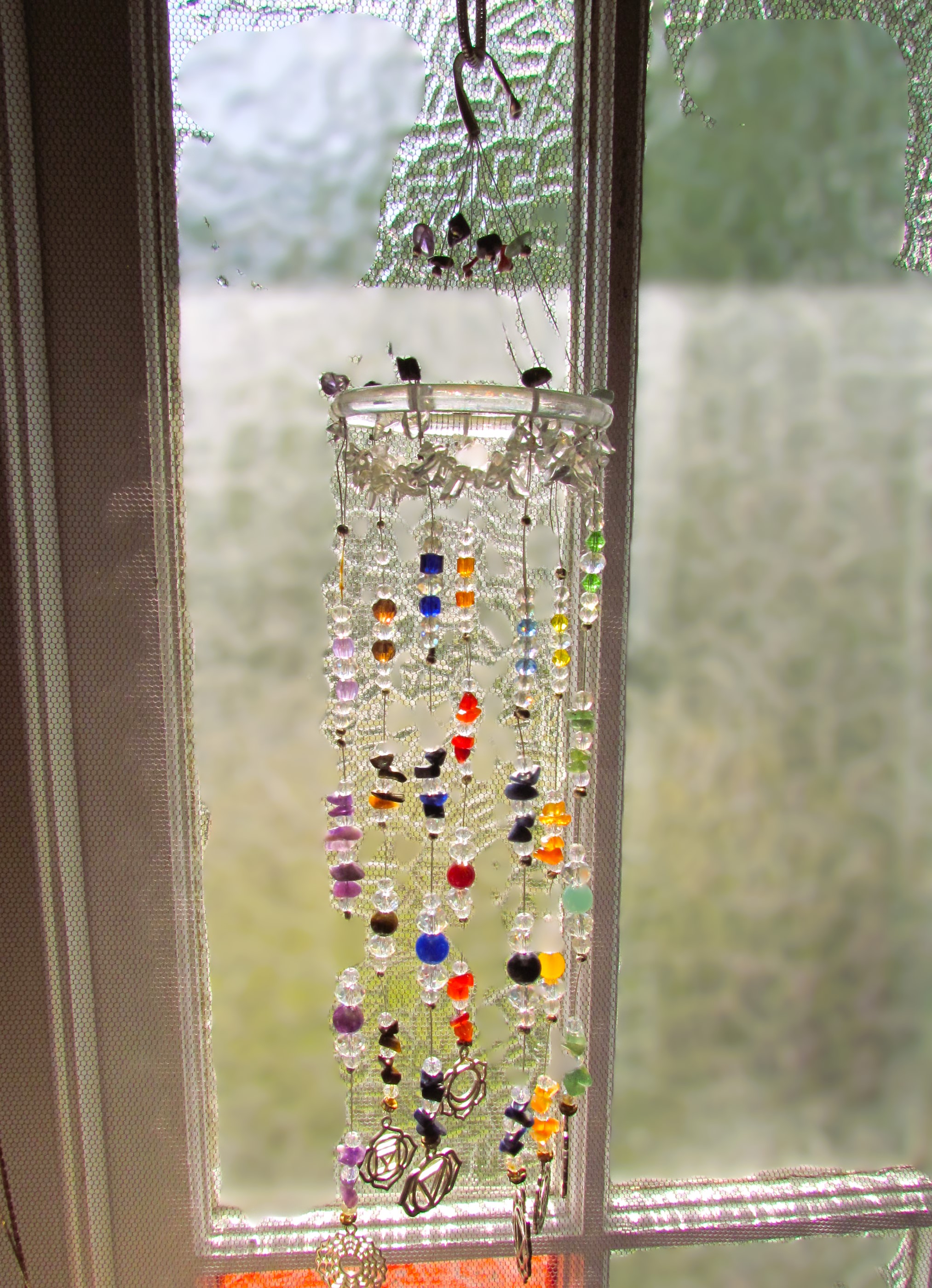 Genuine Earthborn Crystal Chakra Suncatcher