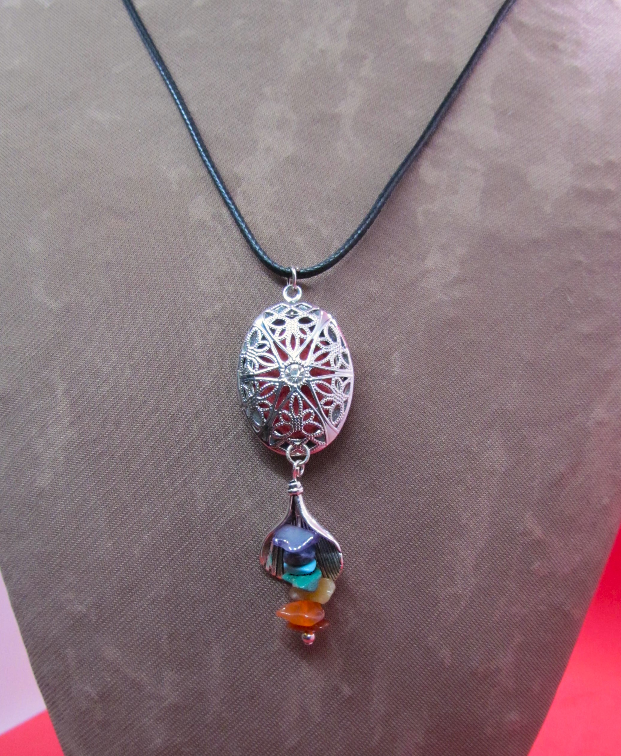 Individual Essence Chakra Aromatherapy Locket Diffuser .