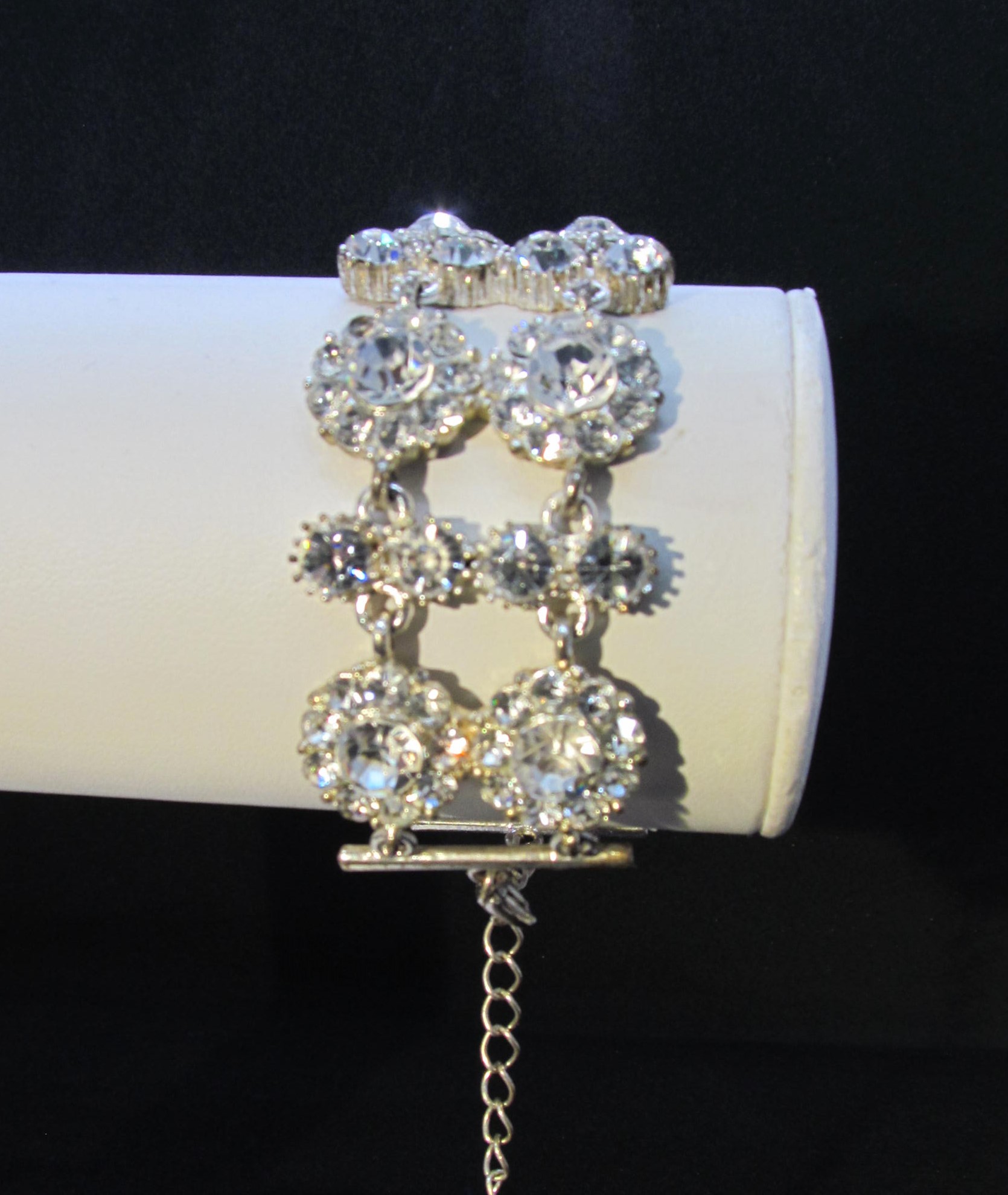 Princess Cut Stunning Crystal Bracelet.