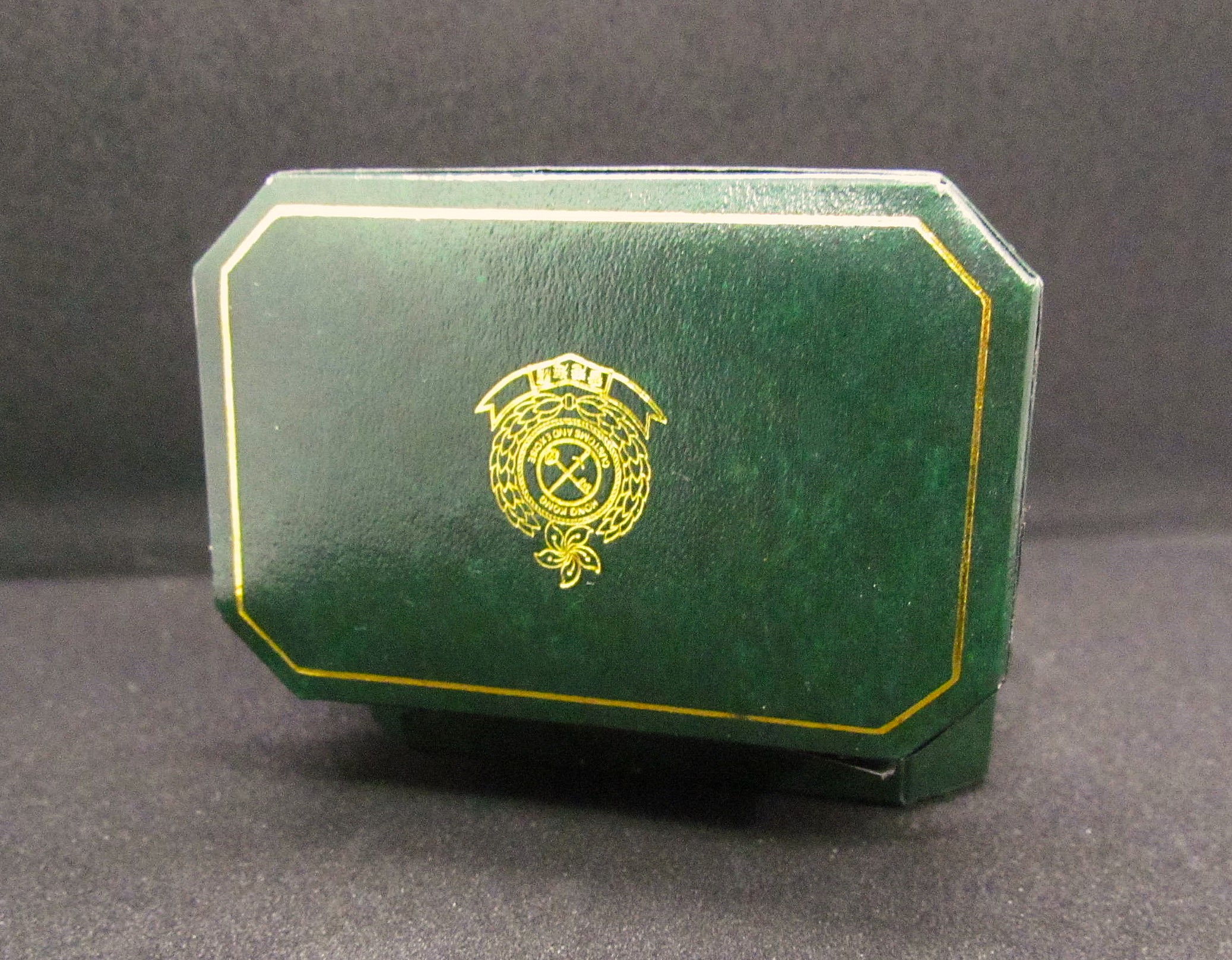 Hong Kong Customs and Excise Gold Cufflinks.