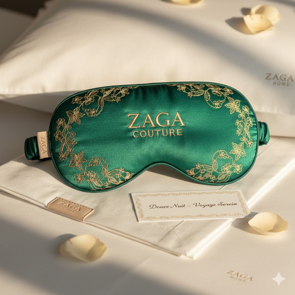 Masque de Nuit Signature en Soie d'Exception