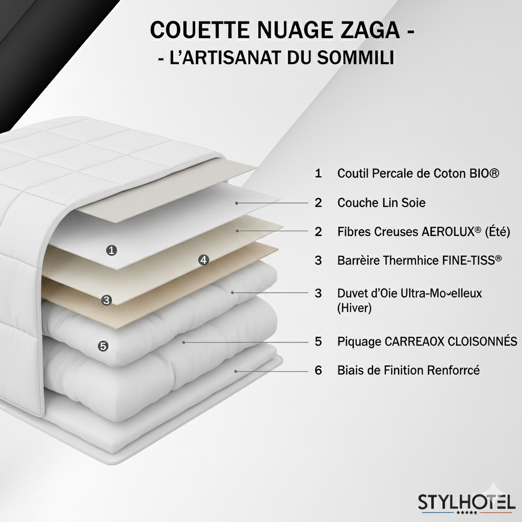 Nuage de Soie" Zaga Home – Confection Artisanale & Thermorégulation