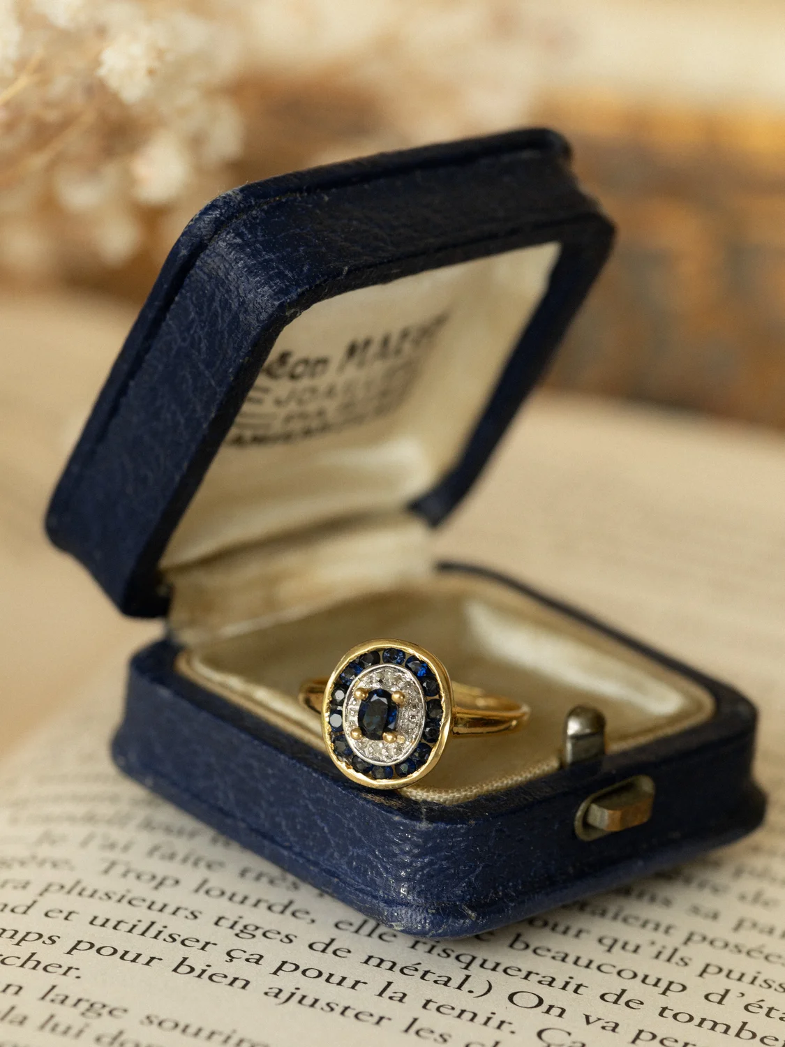 LA MANON, intemporelle bague saphir & diamants