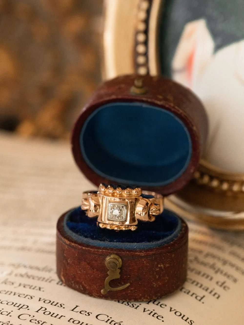 LA TAMARA, magnifique bague Tank style Art Déco & diamant 💫