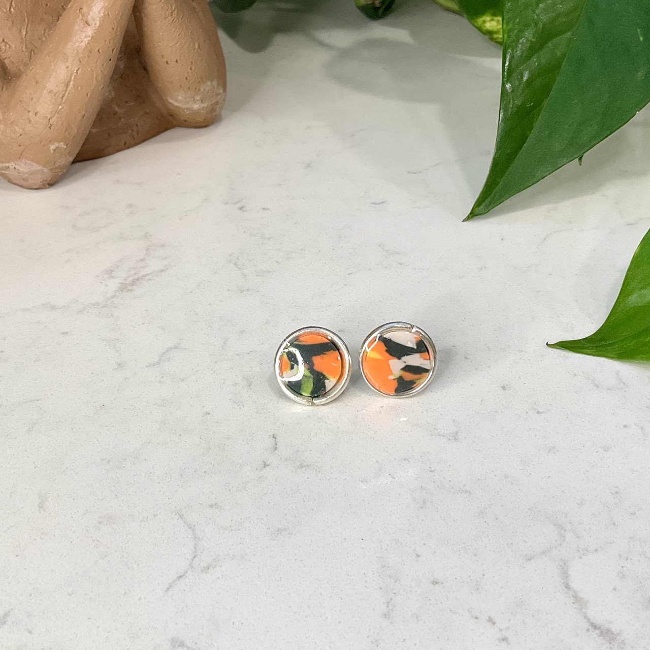 Funky Jump Ring Studs