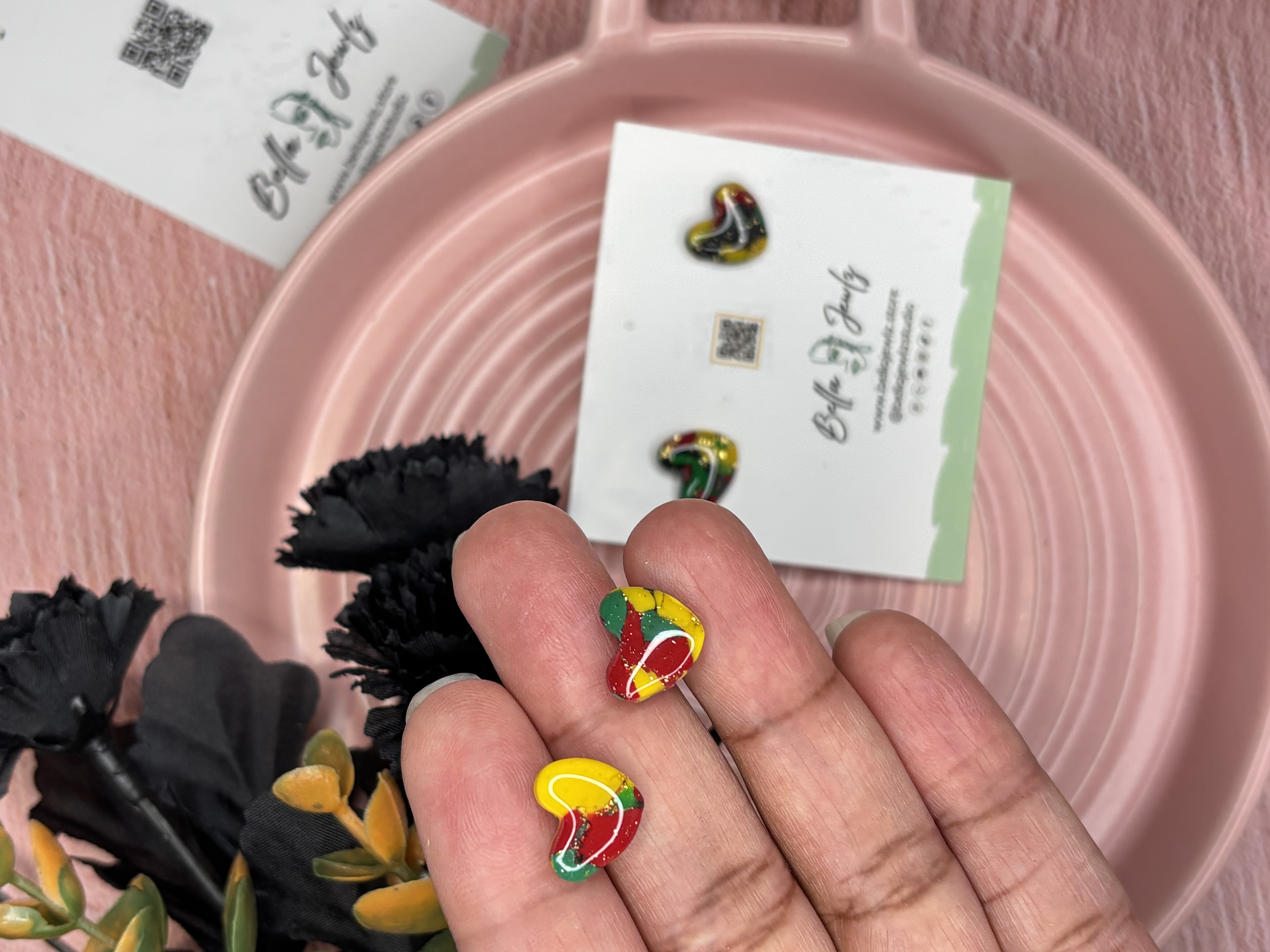 Small Heart Stud Collection