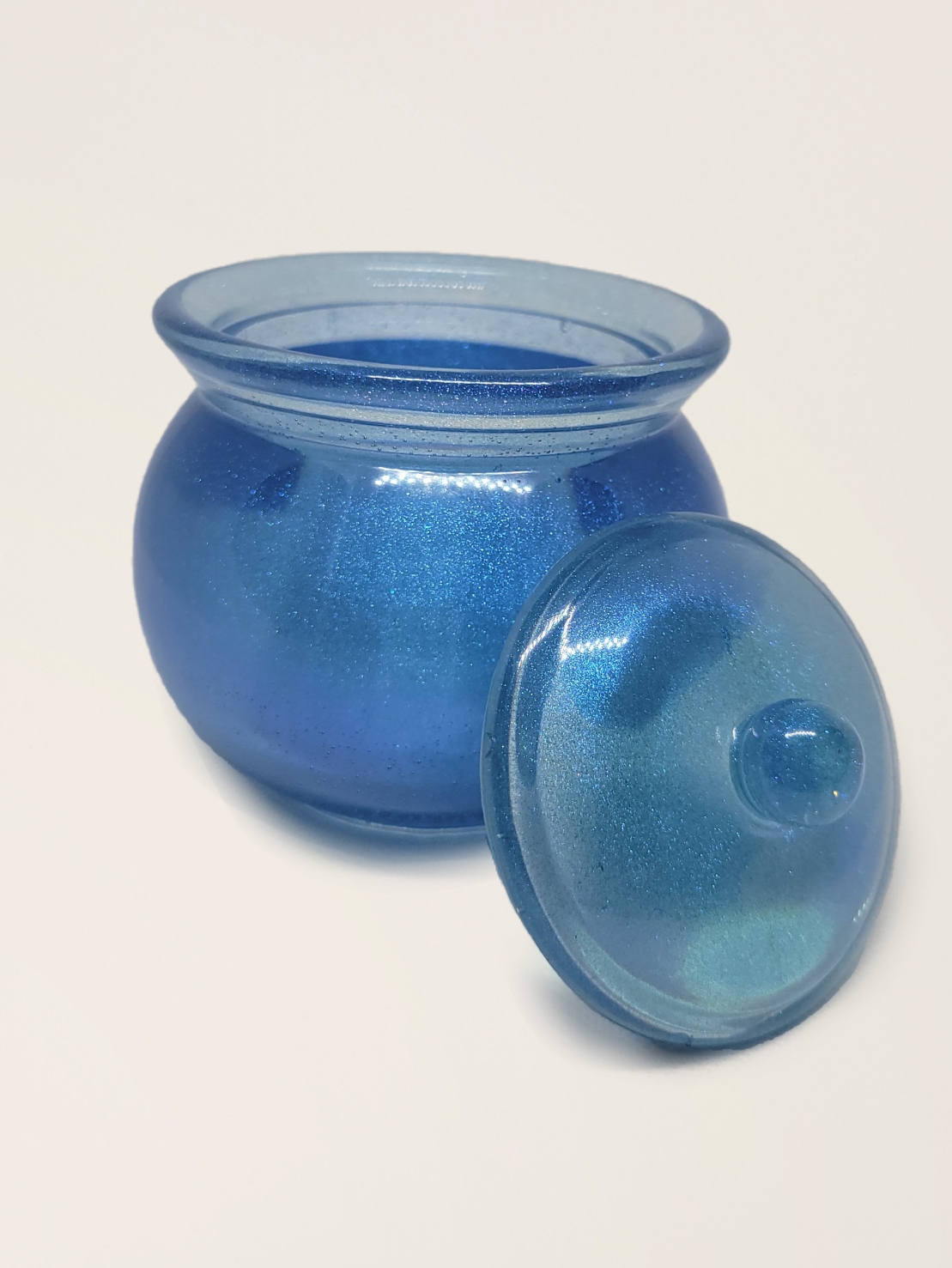 Blue Trinket Jar