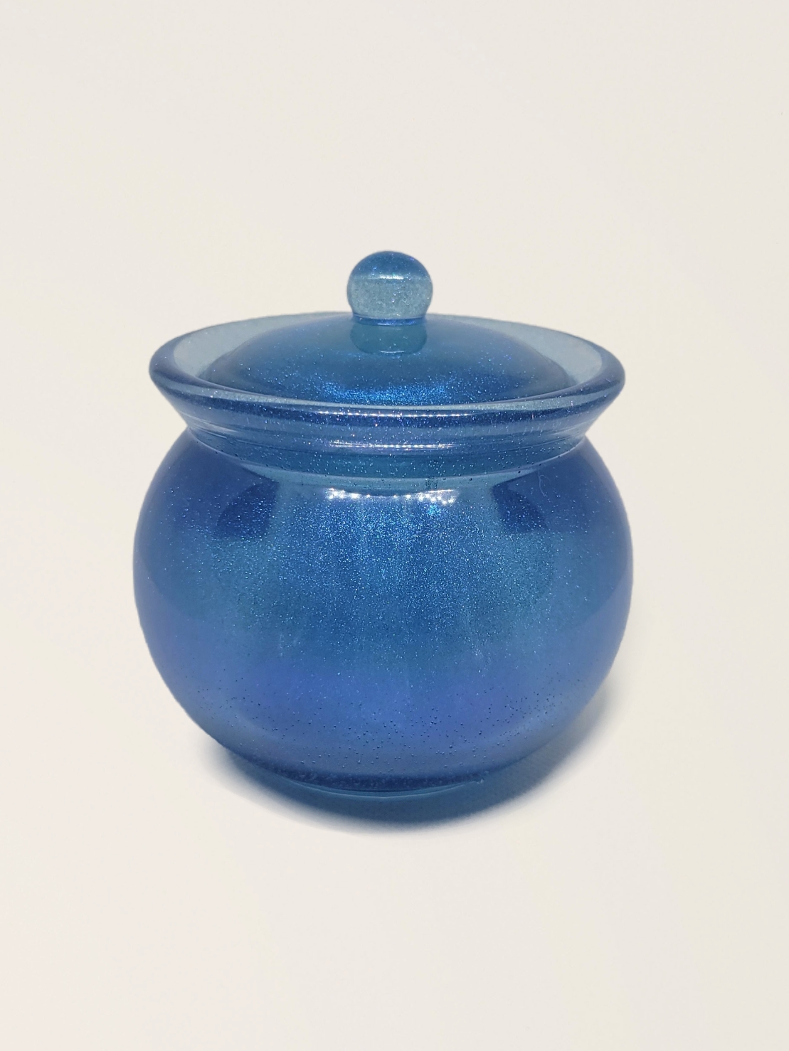 Blue Trinket Jar