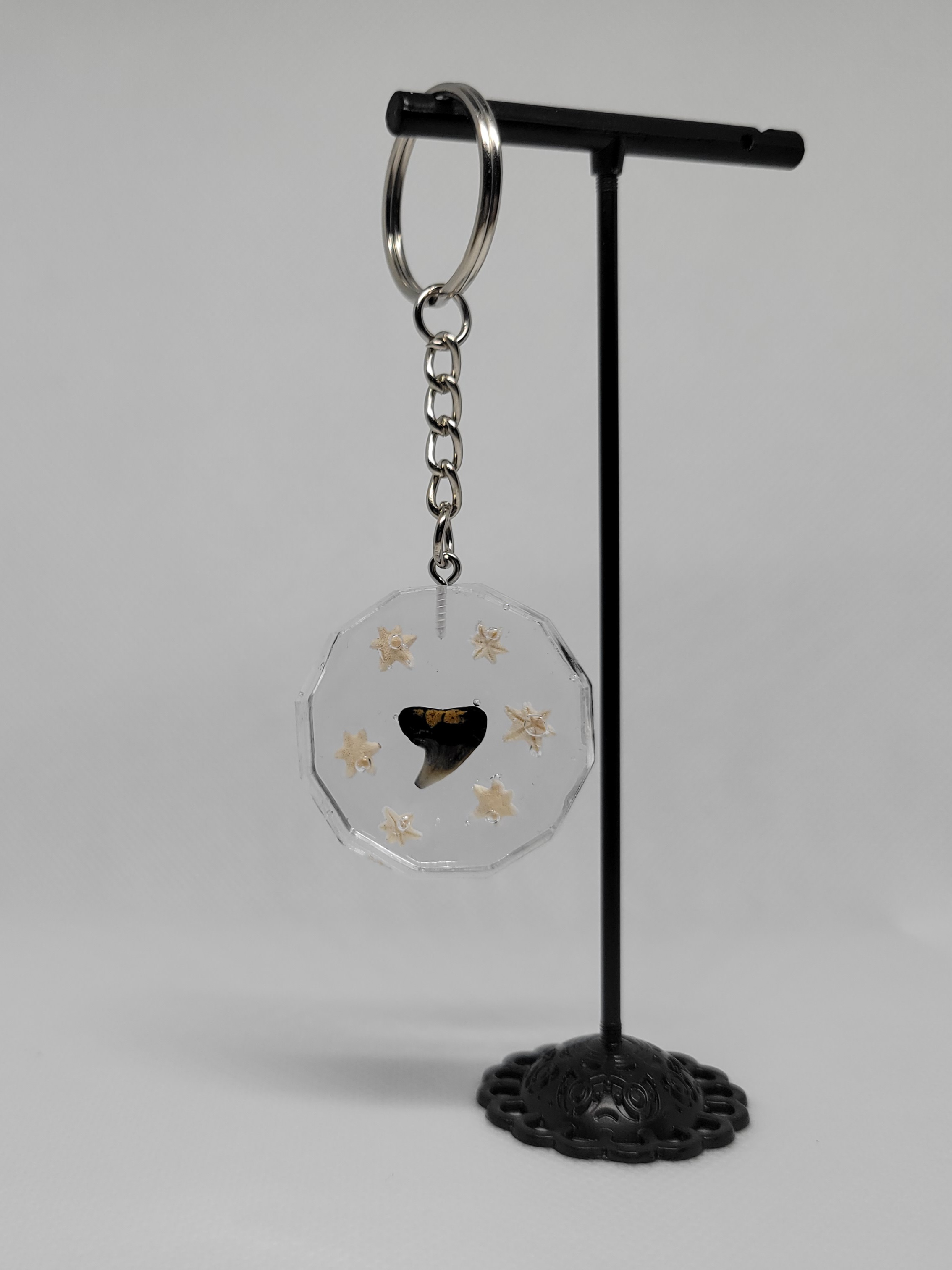 Shark Tooth Keychain