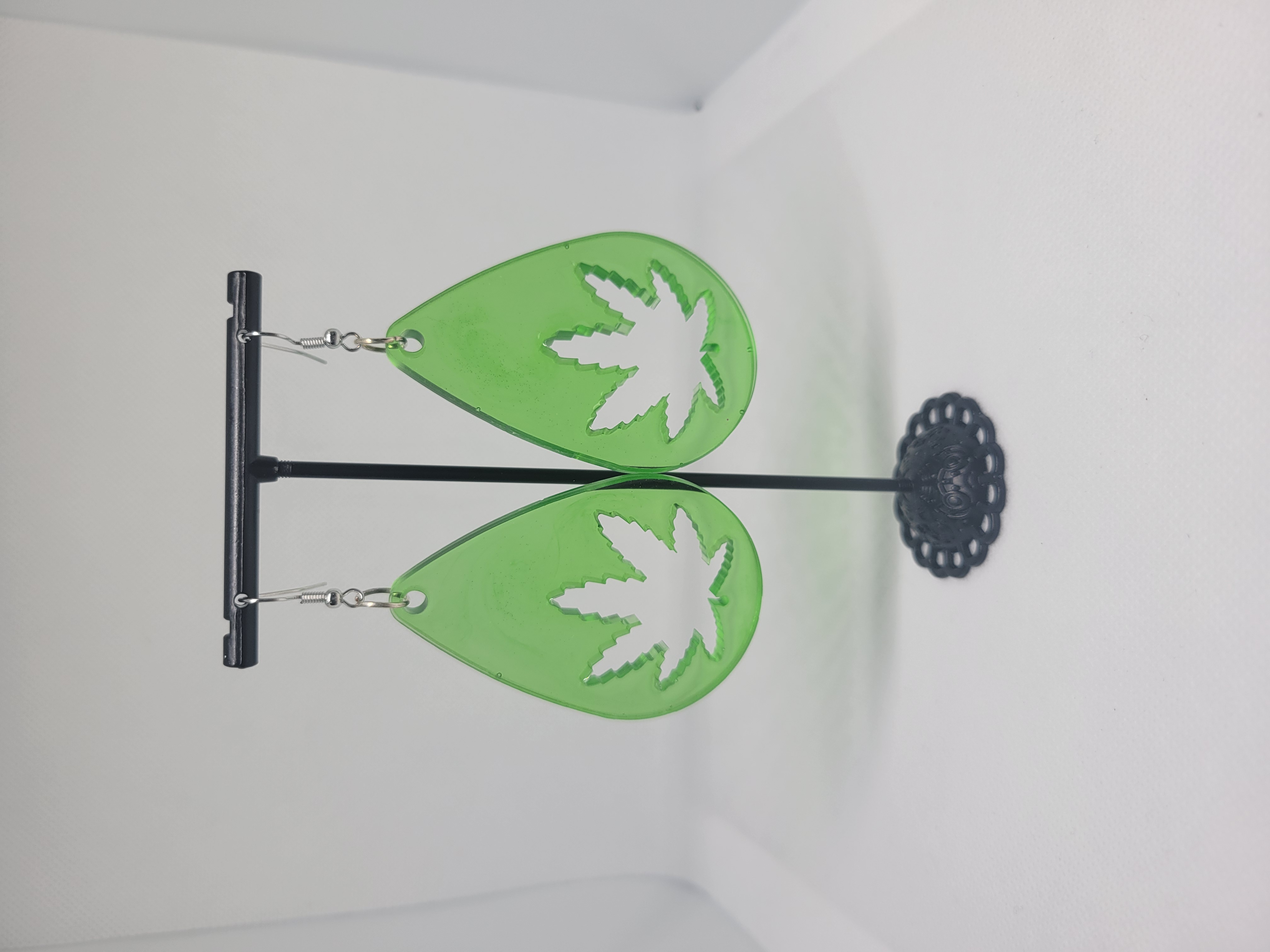 Hippie Leaf Drop Earrings