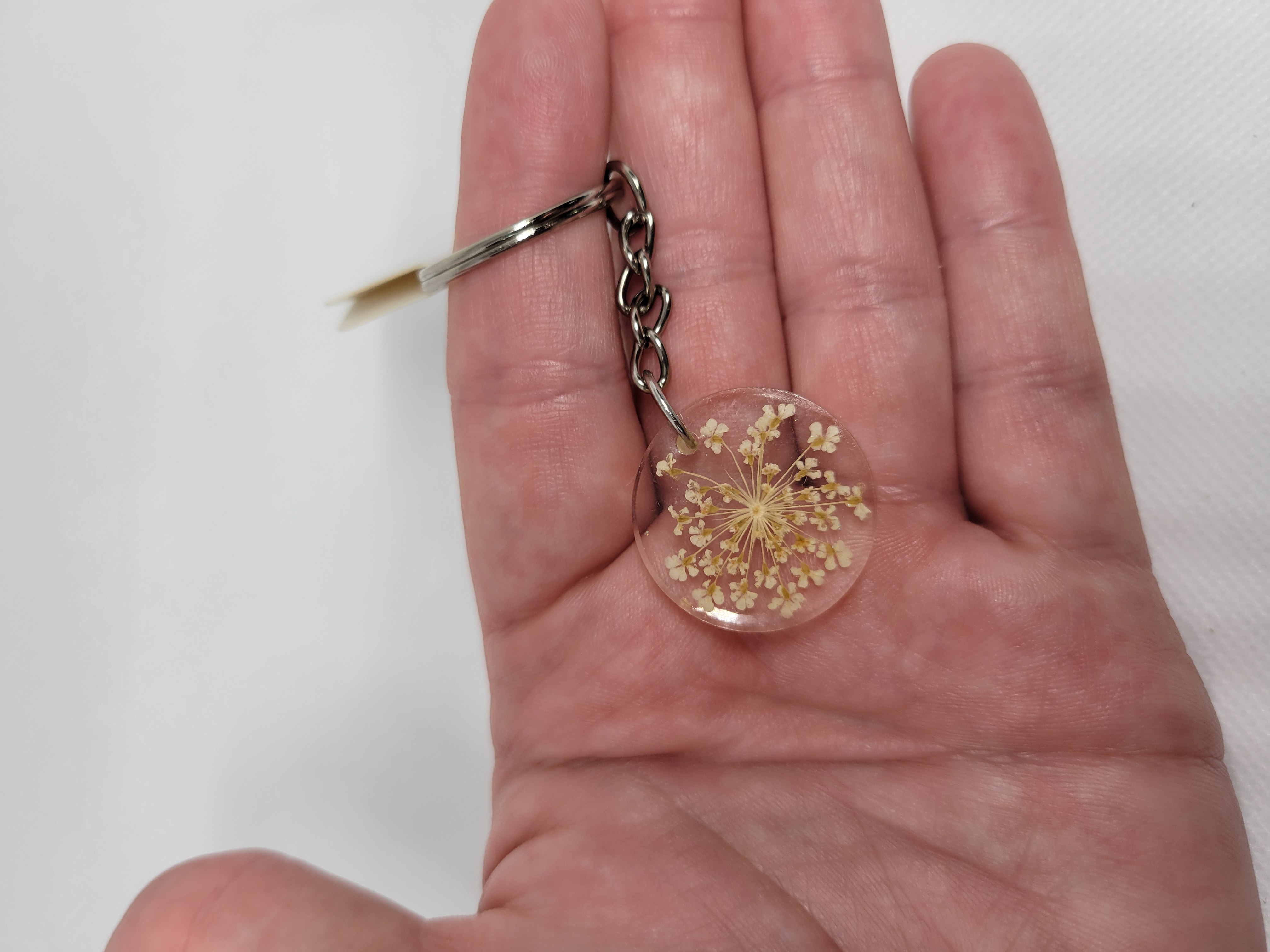 Simple Circle Flower Keychain
