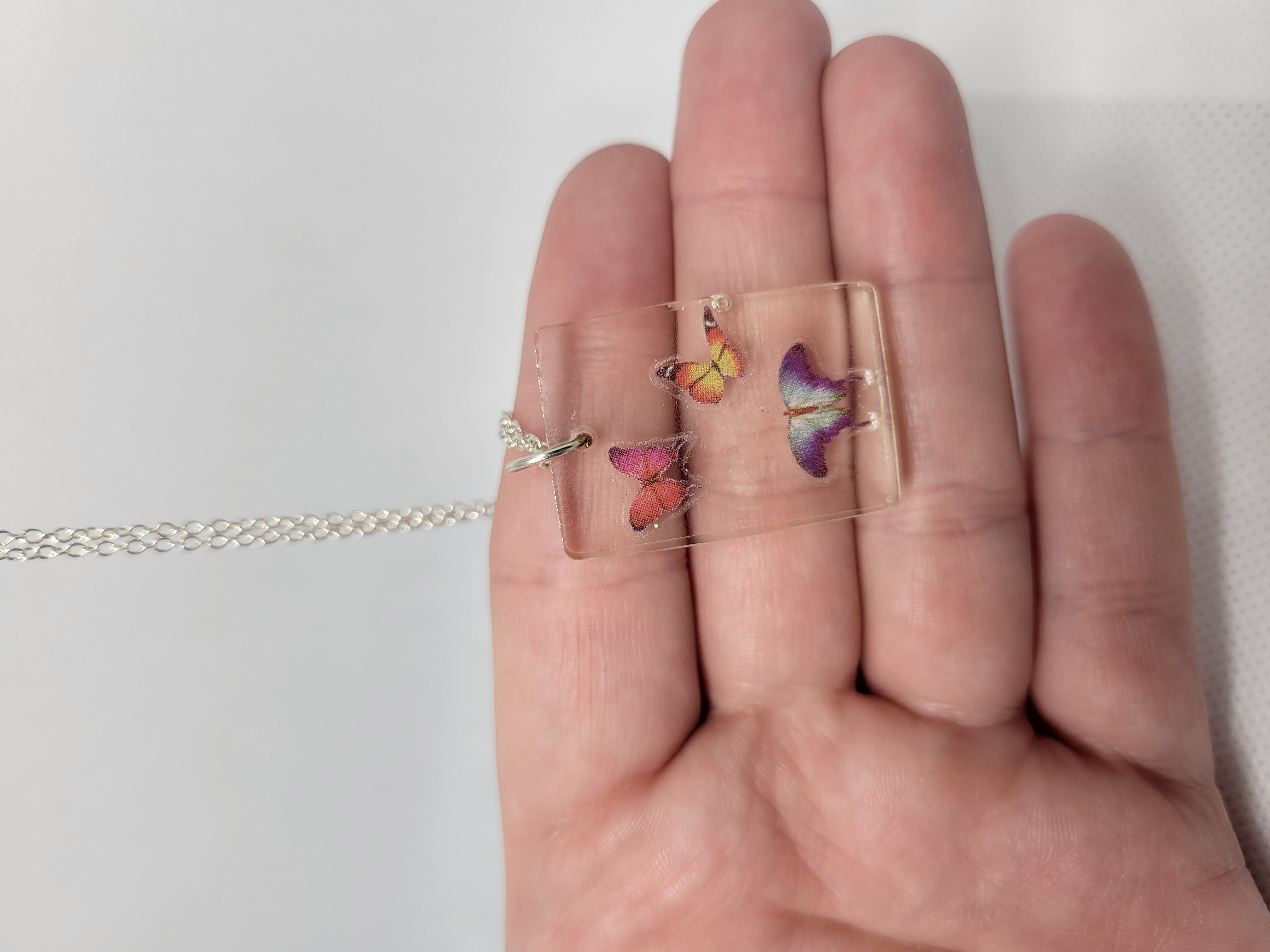 Multiple Butterflies Necklace