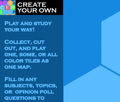 CEP TILES DOUBLE SIDED CREATE YOUR OWN BLUE