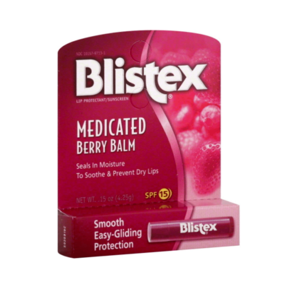 Blistex Medicated Lip Balm SPF 15 Berry – 0.15 oz