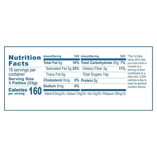 Heavenly Organics Organic Double Dark Chocolate Honey Patties 4.66 oz. bag