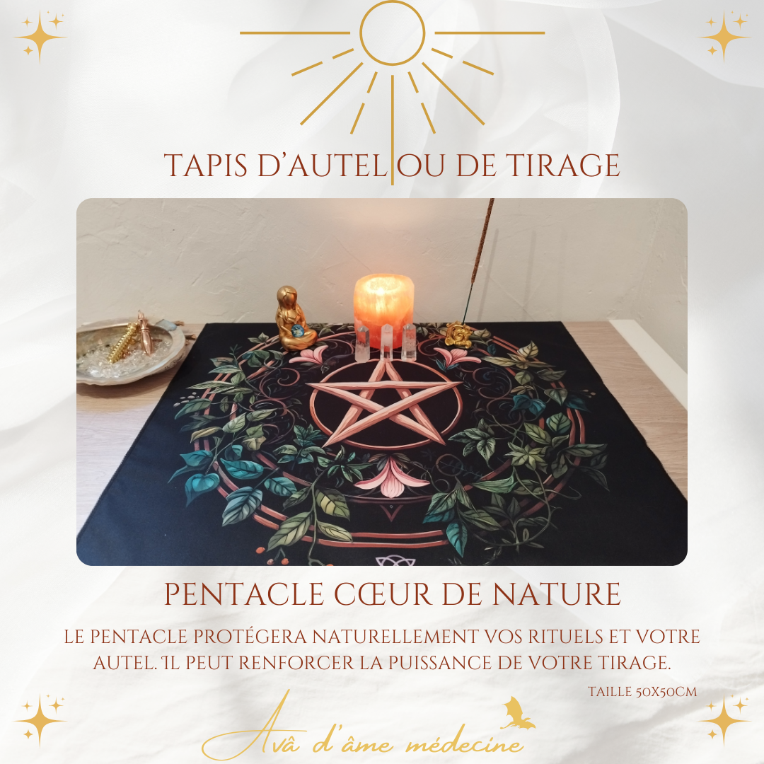 Tapis d'autel ou d'oracle - Pentacle