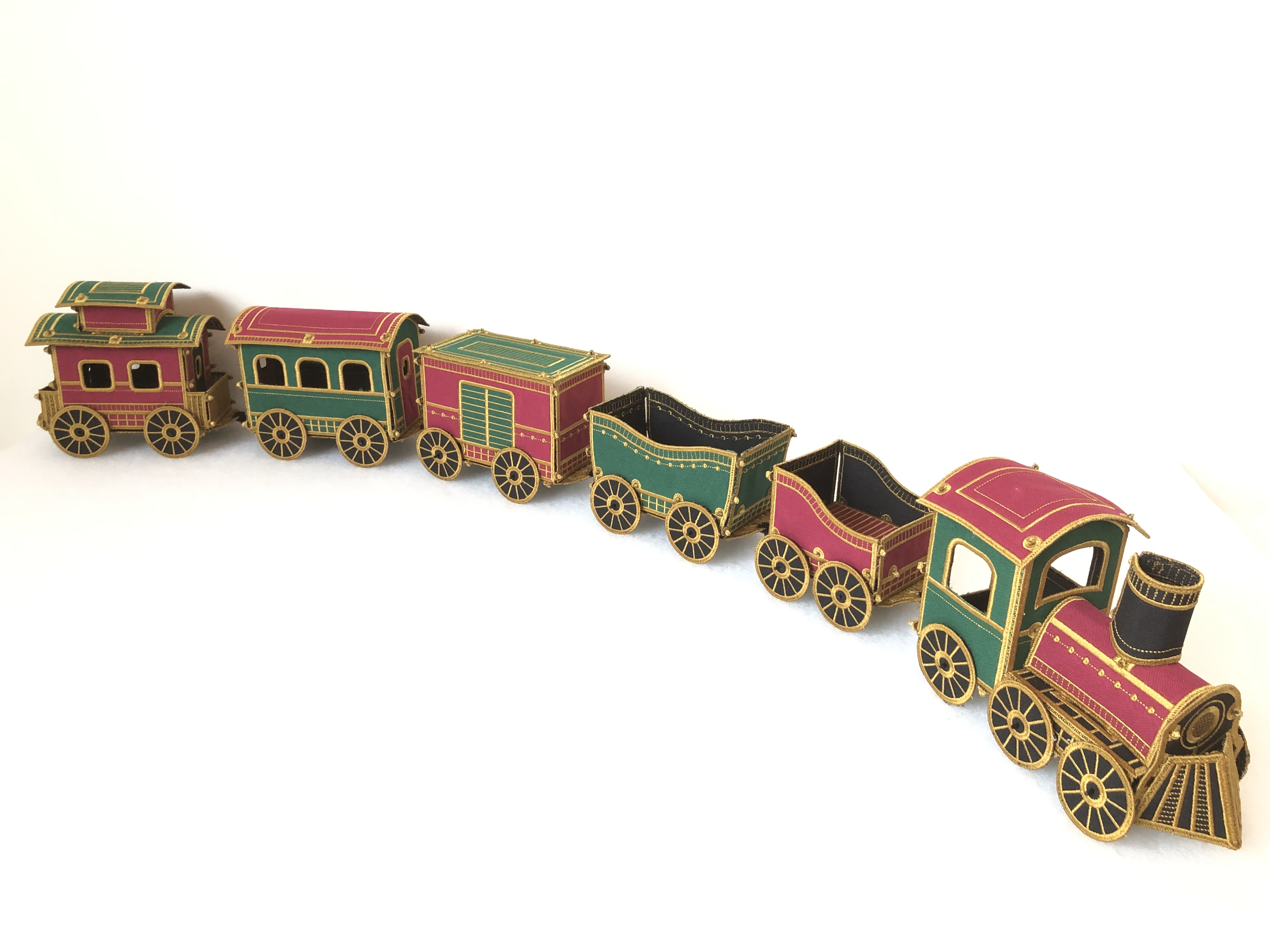 Geboduurde kersttrein