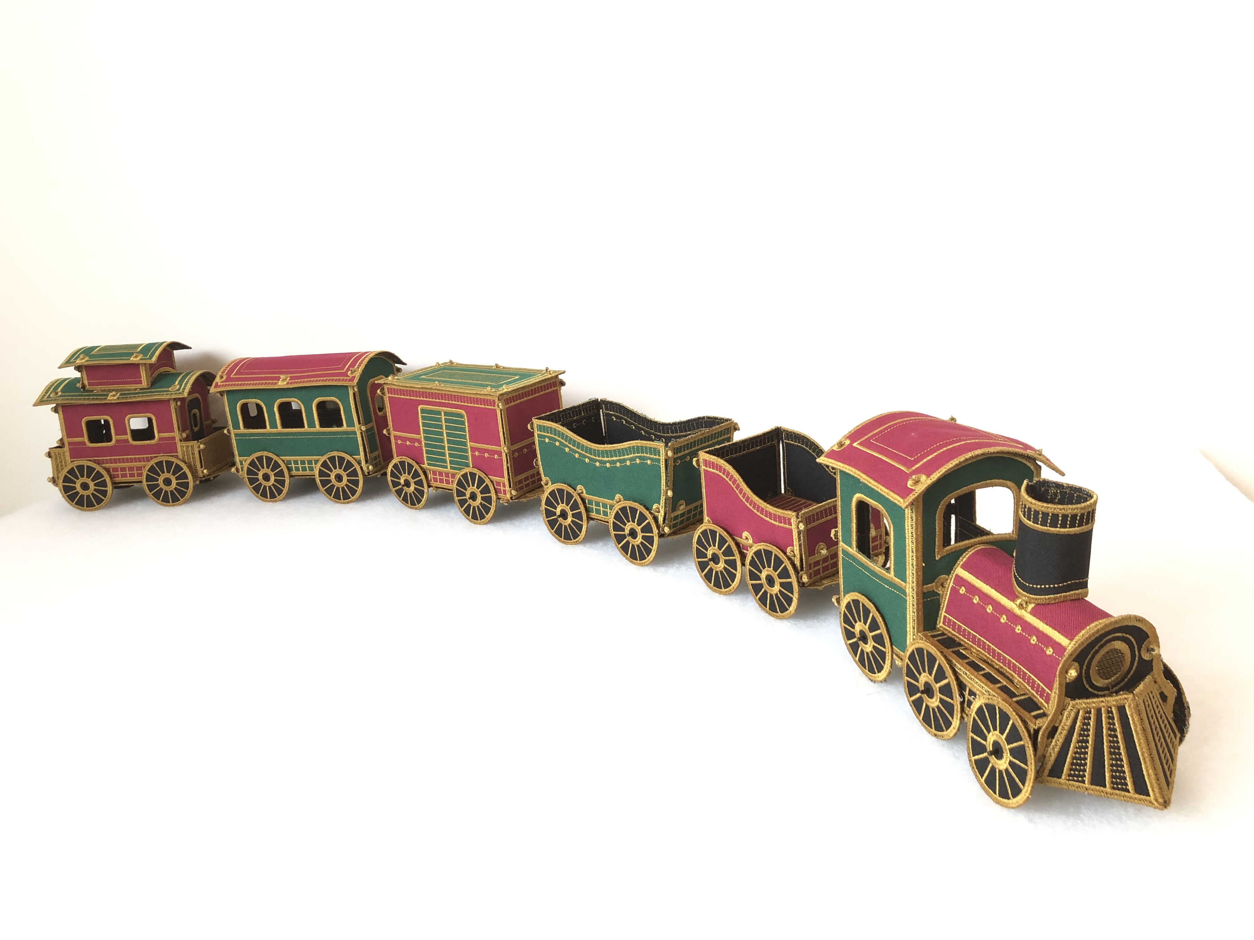 Geboduurde kersttrein