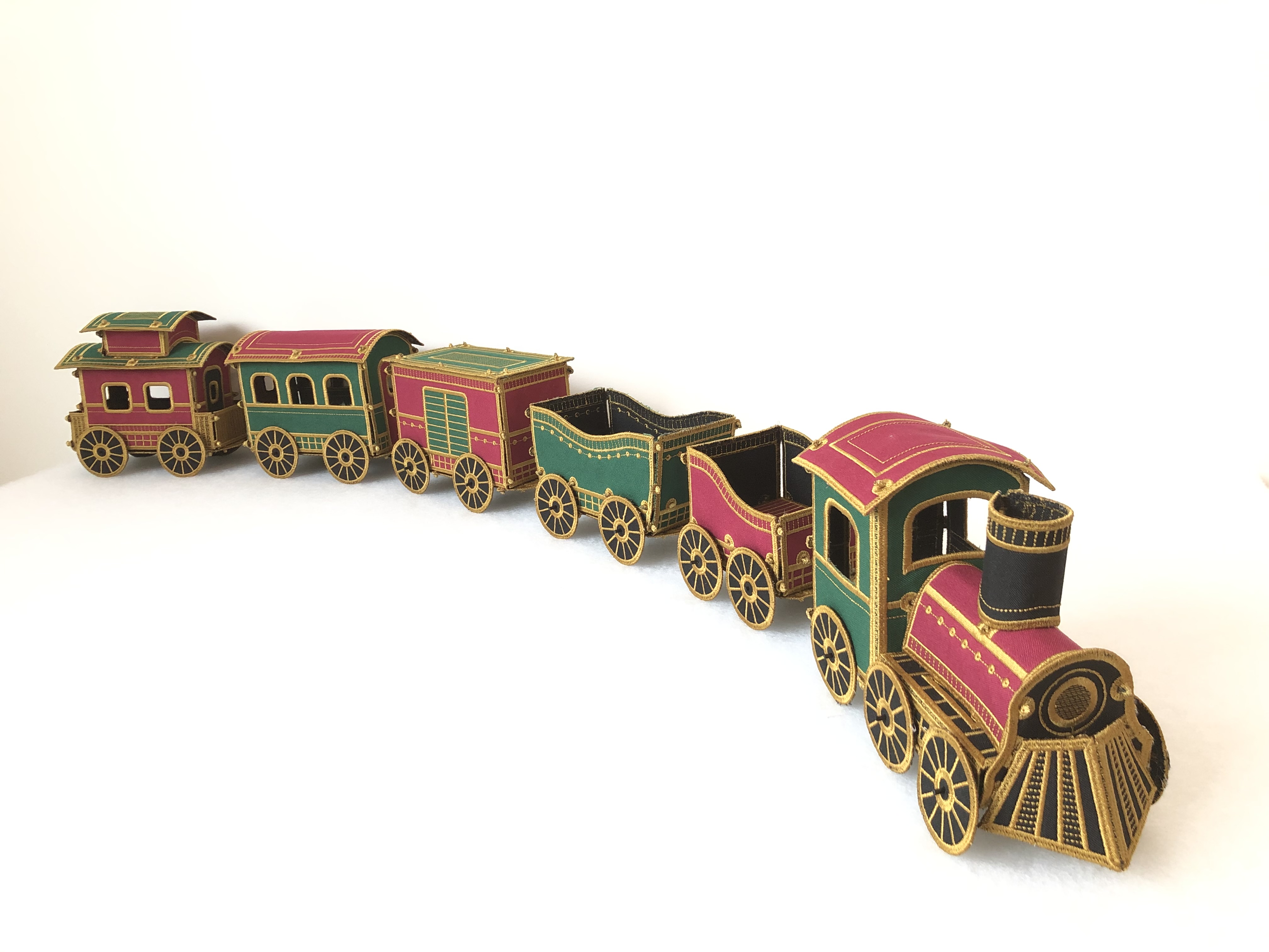 Geboduurde kersttrein