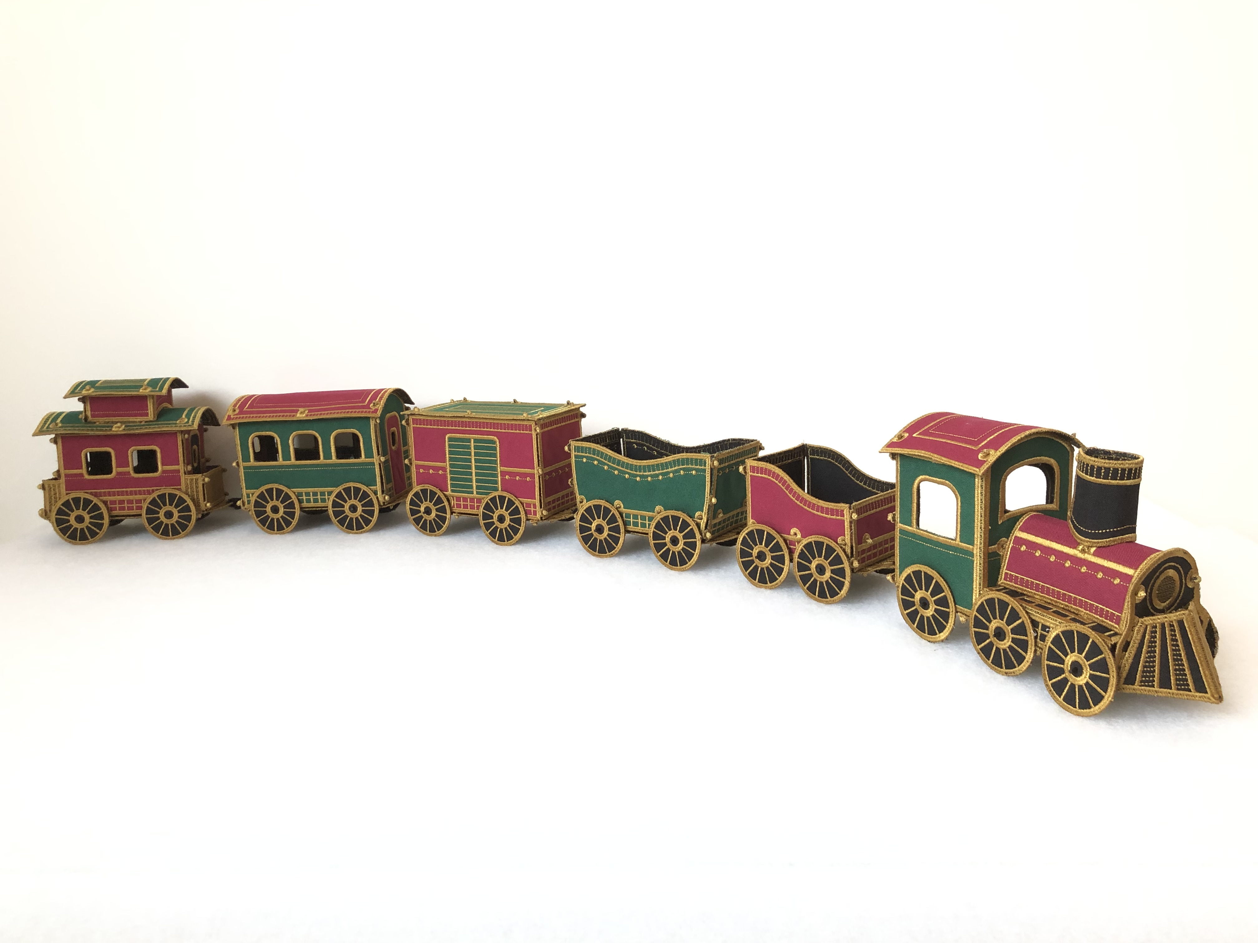 Geboduurde kersttrein