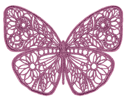 Opengewerkte vlinder als boekenlegger