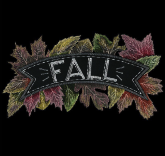 Kussenhoes met Fall borduursel