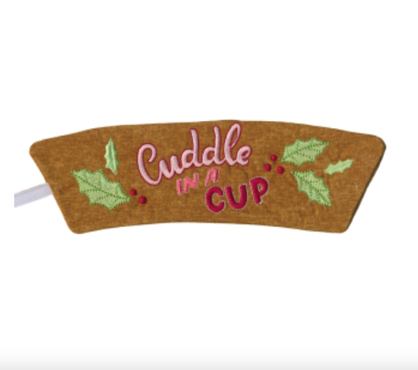 Geborduurde Cup Cozy