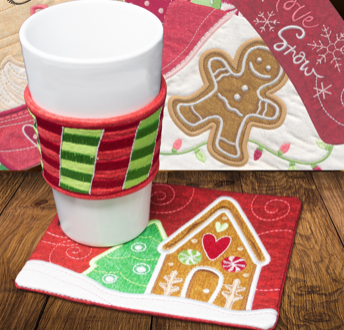 Geborduurde Cup Cozy