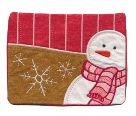 Geborduurde onderzetter