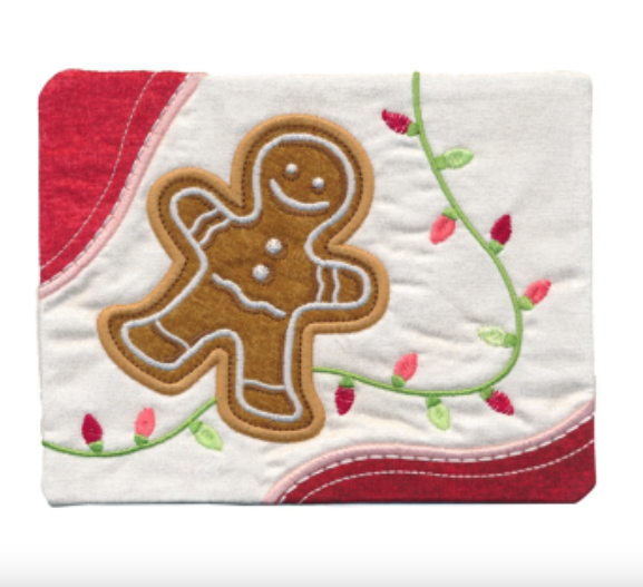 Geborduurde onderzetter