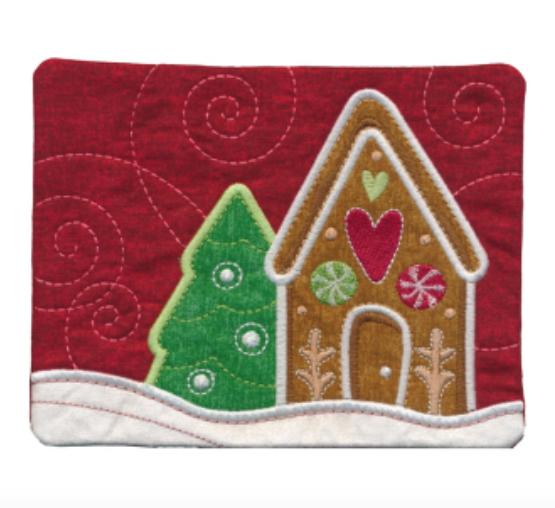 Geborduurde onderzetter