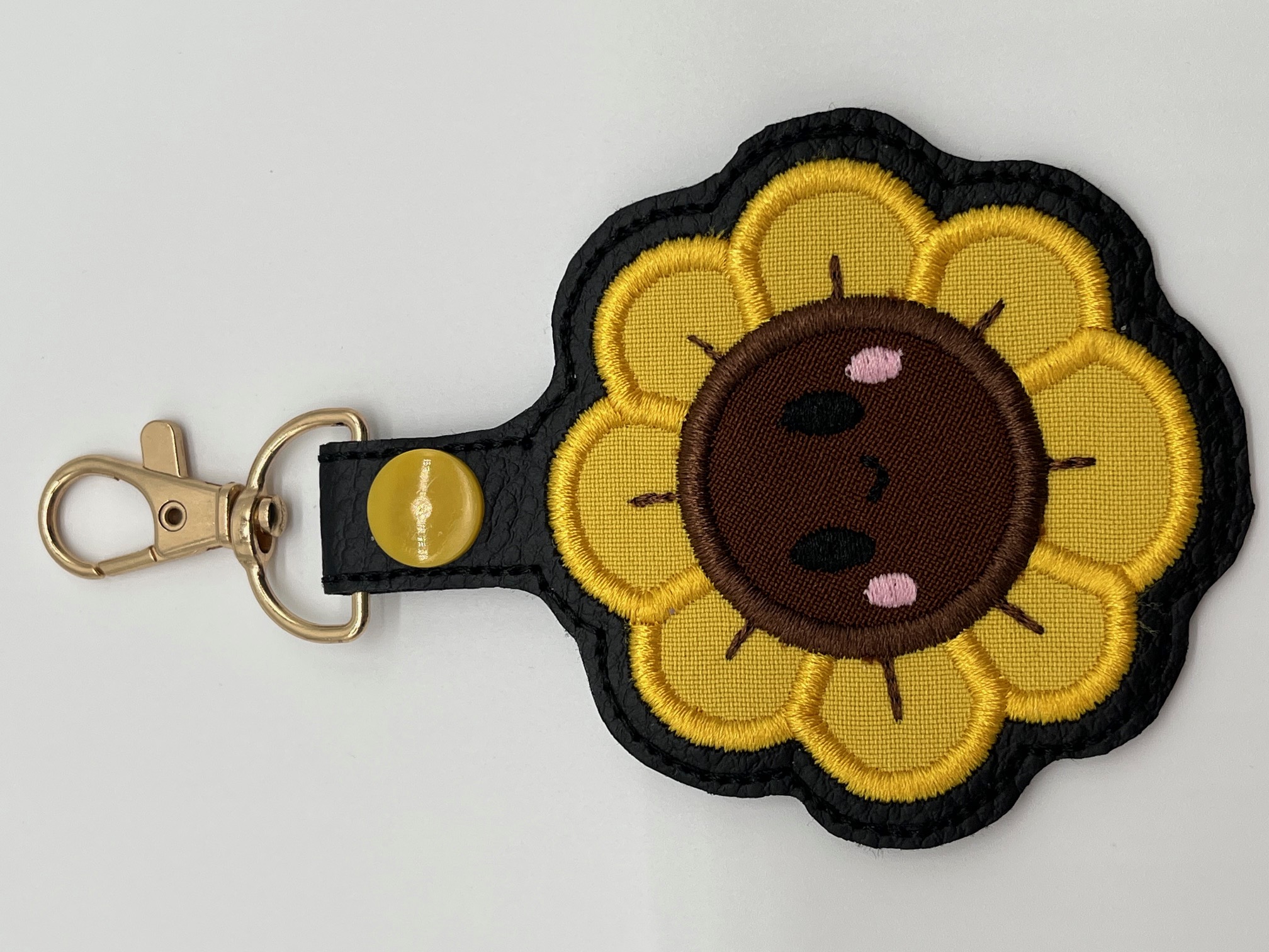 Sleutelhanger of Bag Charm Zonnenbloem