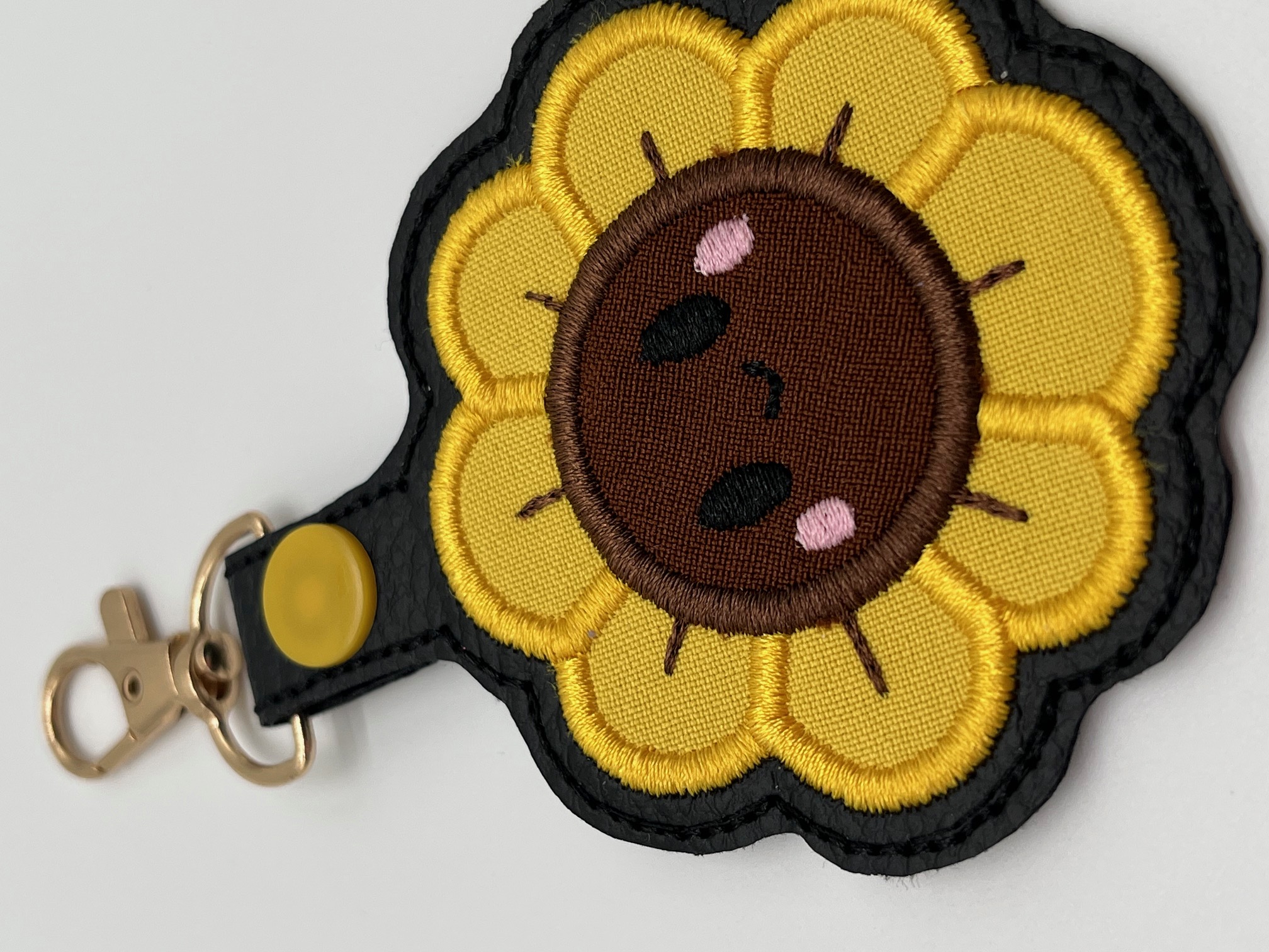 Sleutelhanger of Bag Charm Zonnenbloem