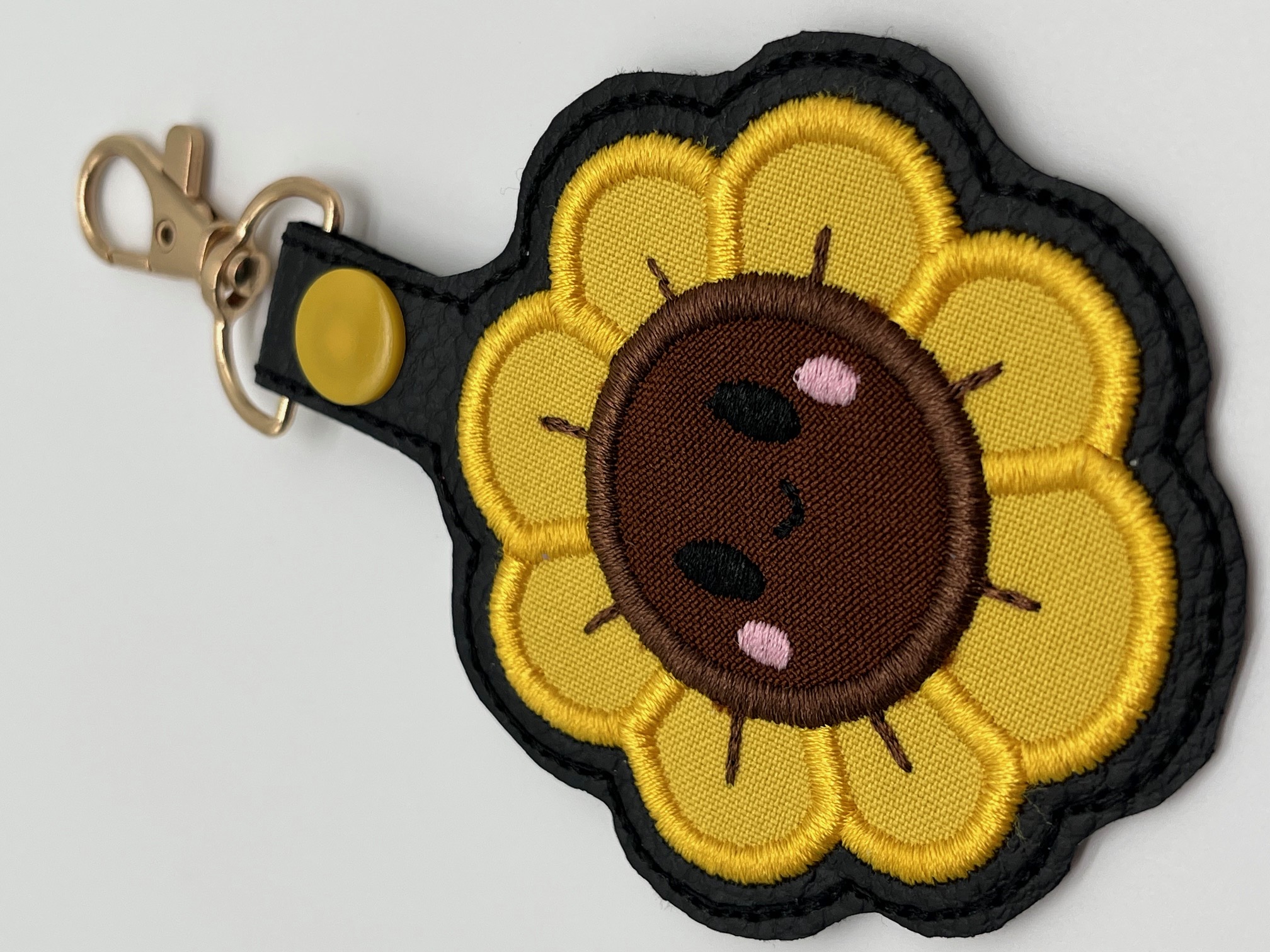 Sleutelhanger of Bag Charm Zonnenbloem