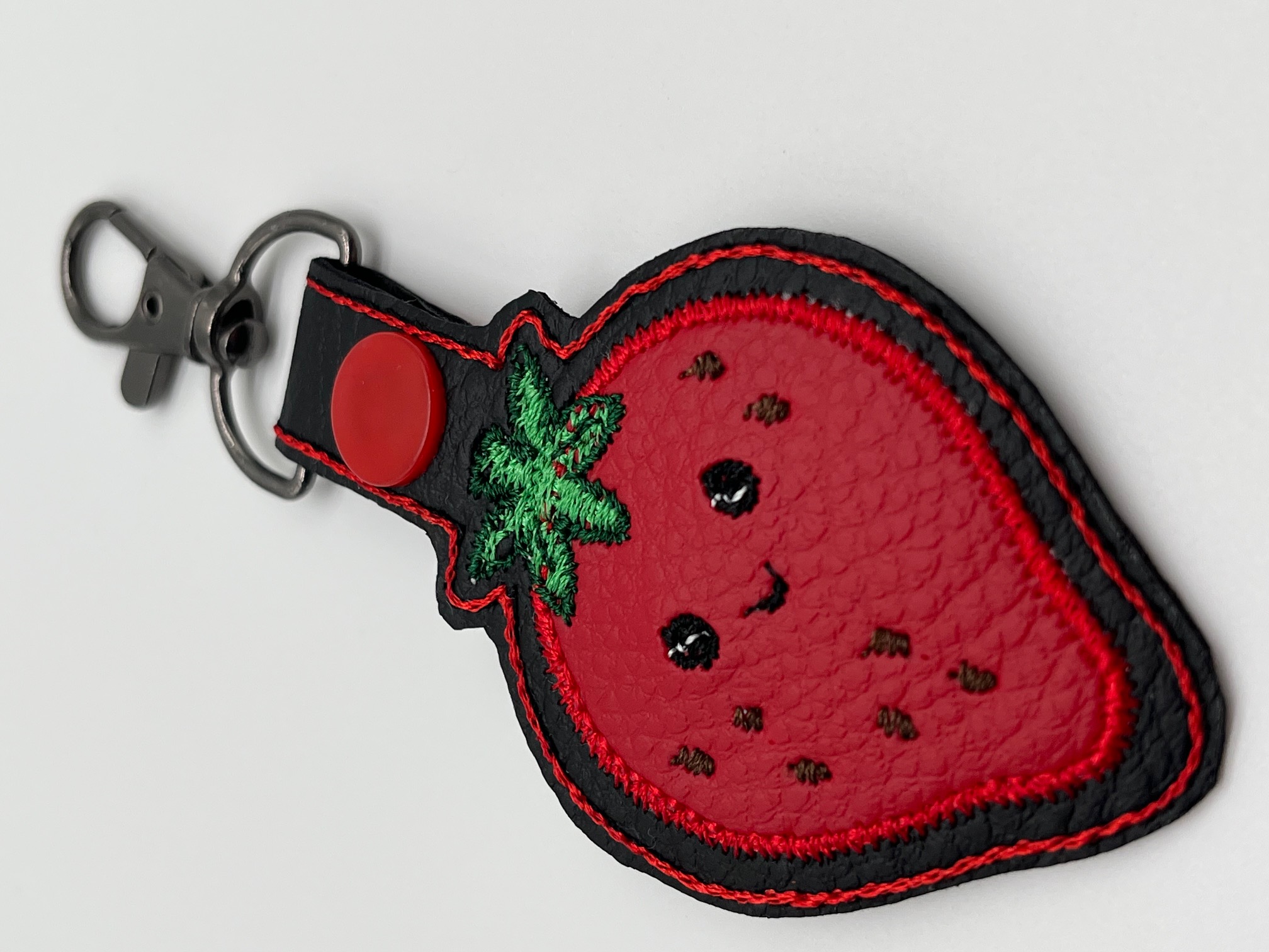 Sleutelhanger of Bag Charm Aardbei