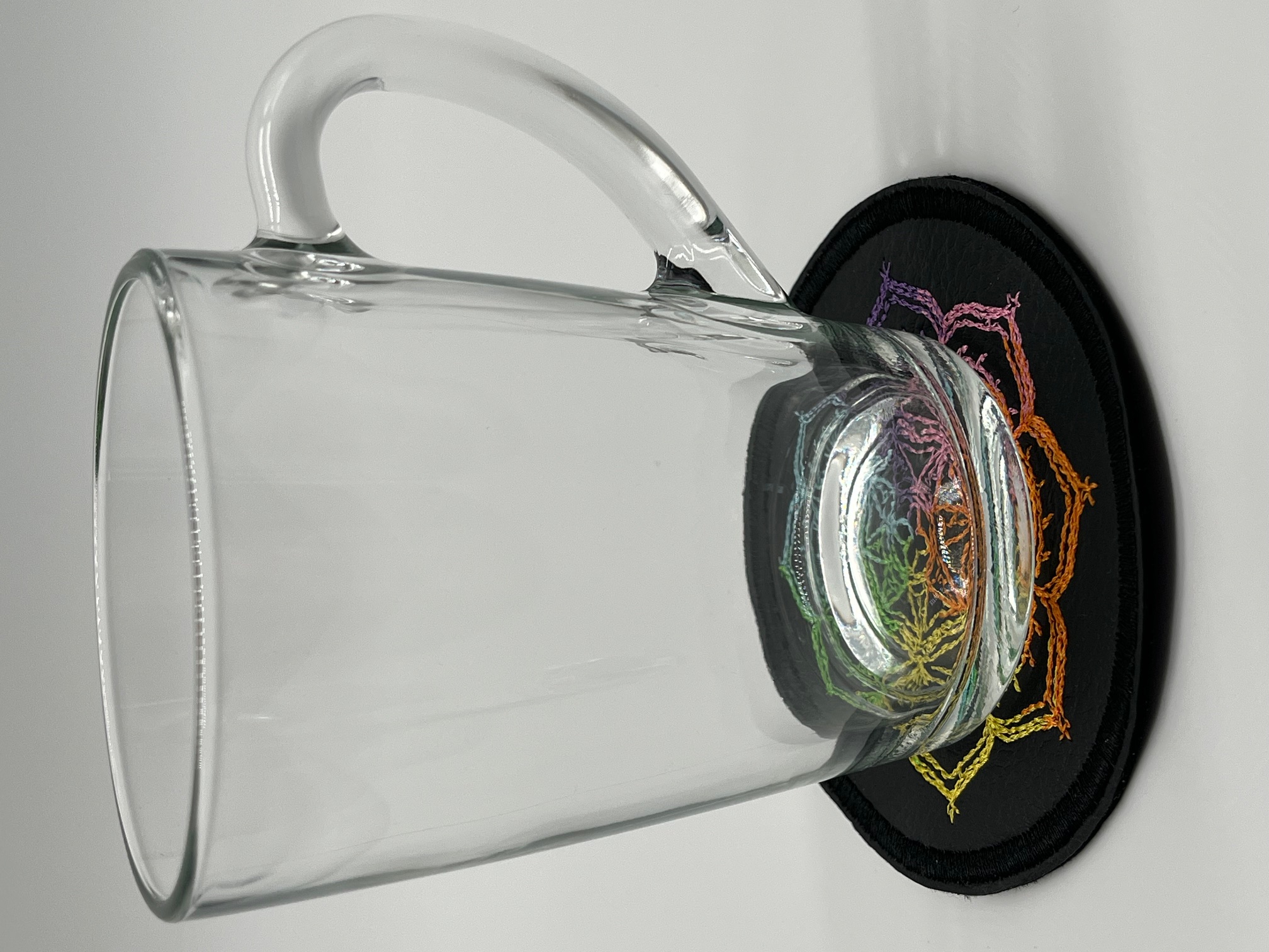 Geborduurde Onderzetter Mandala